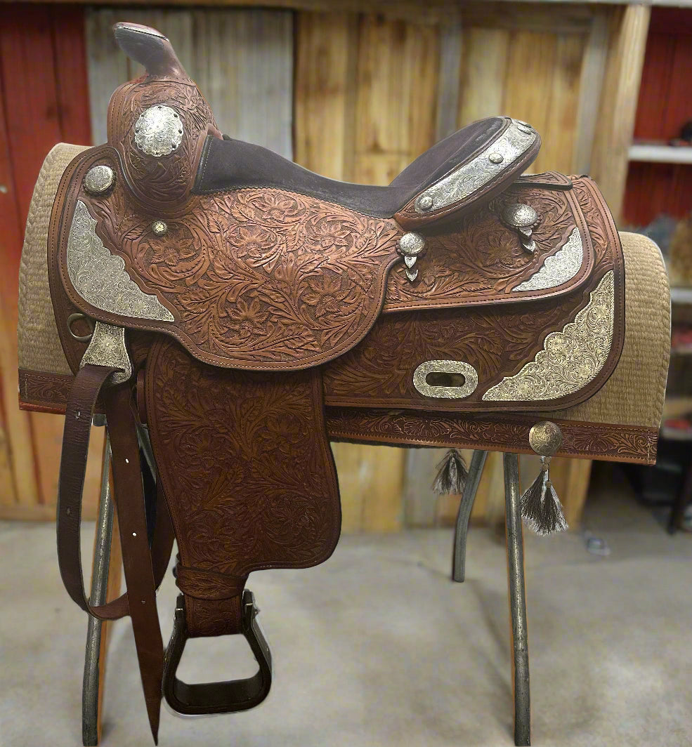 Saddle - Western Kathy's Show Saddle with Silver 15" seat