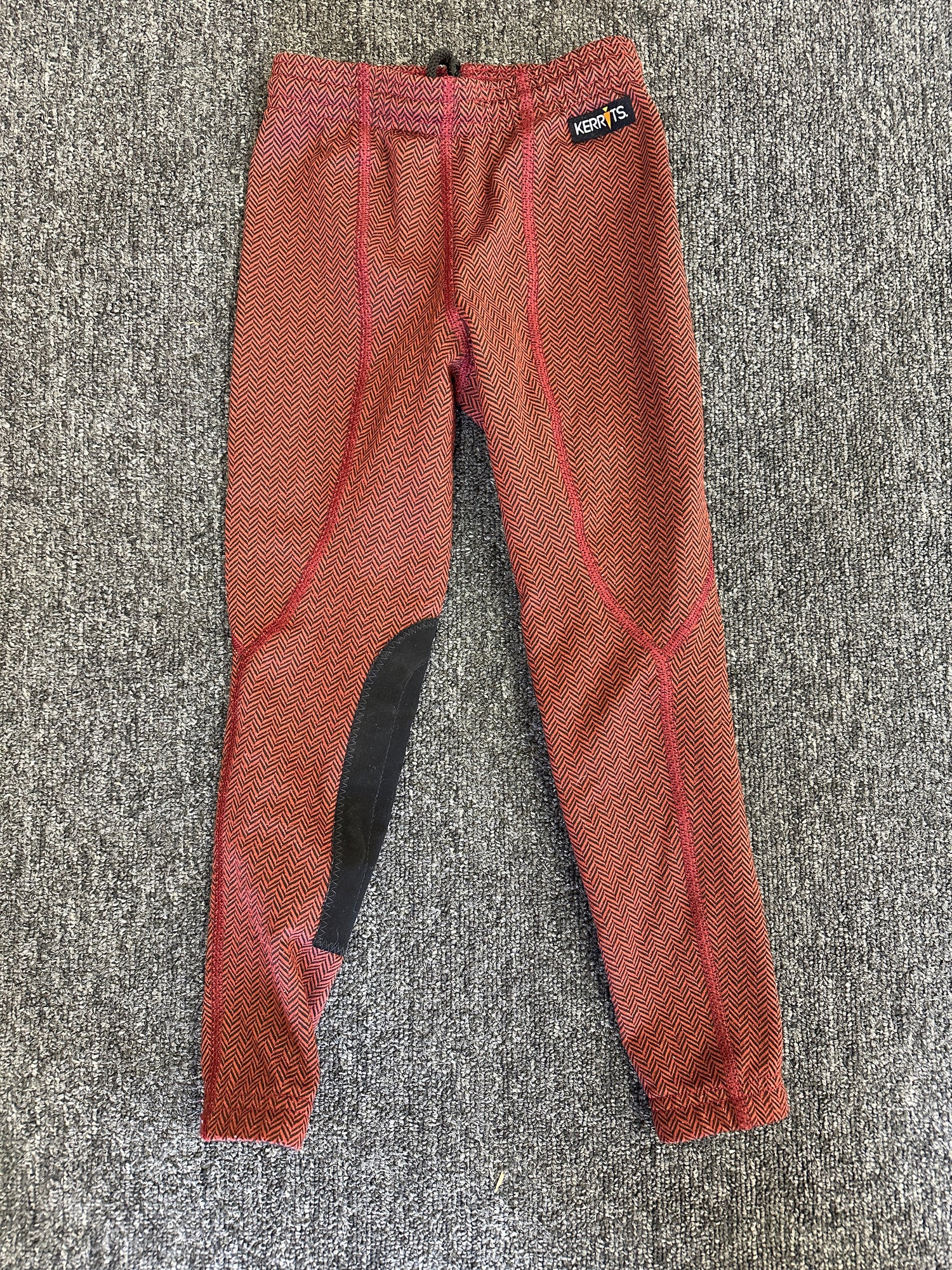 Children's Riding Breeches (Pants) Kerrit's Red and Black Size x-small