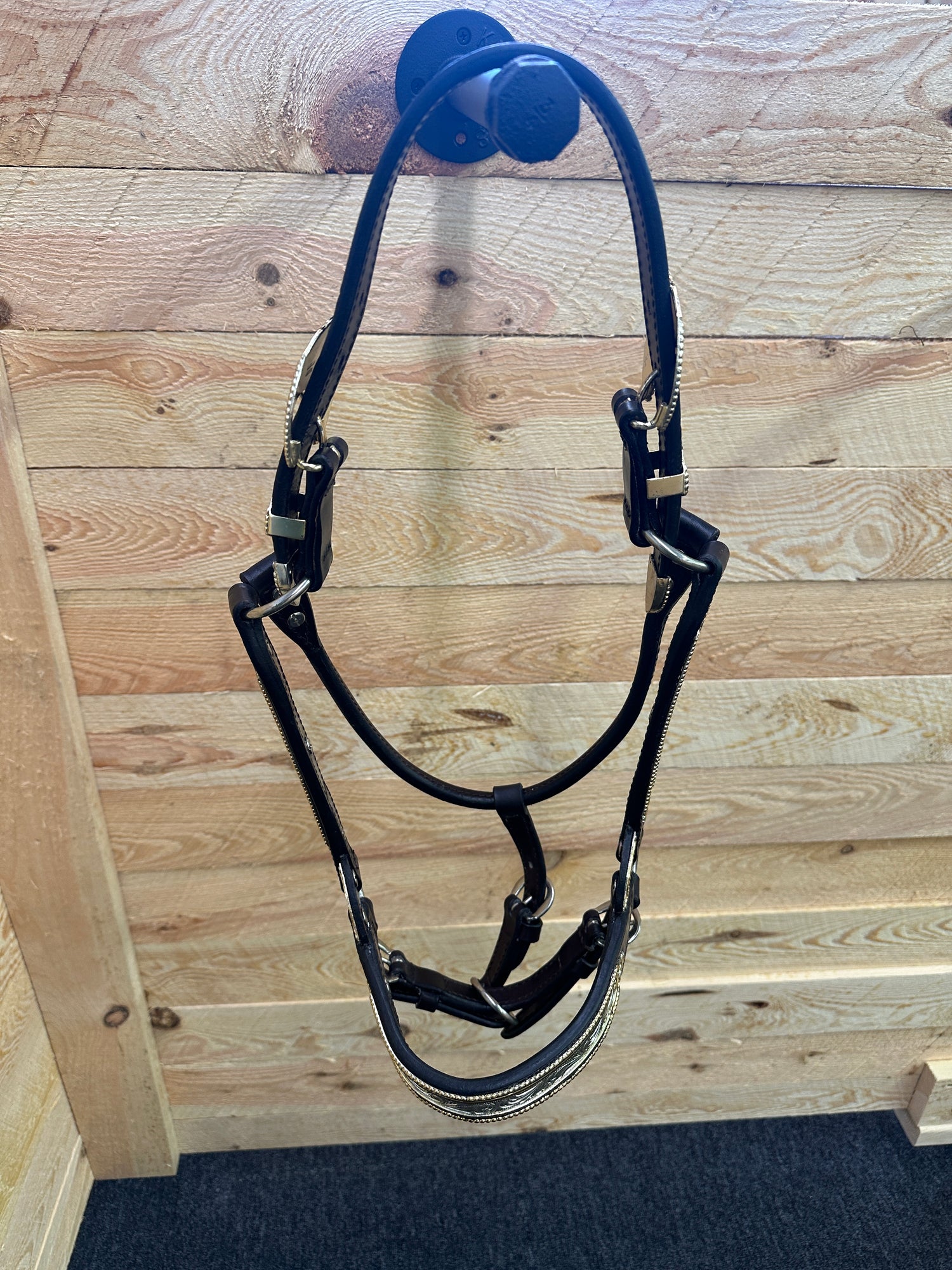 New Show Halter - Western Halter - Silver & Gold