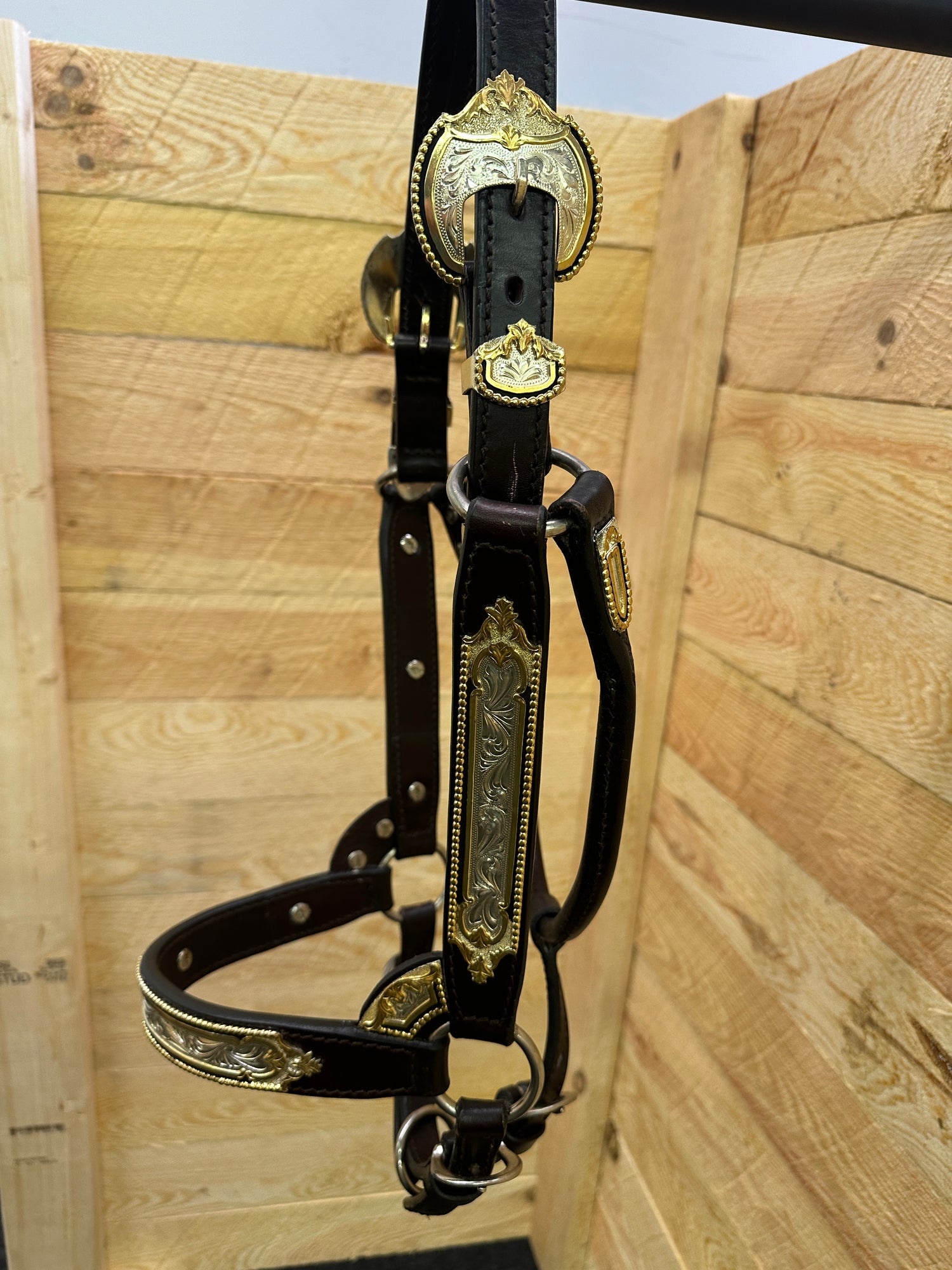 New Show Halter - Western Halter - Silver & Gold