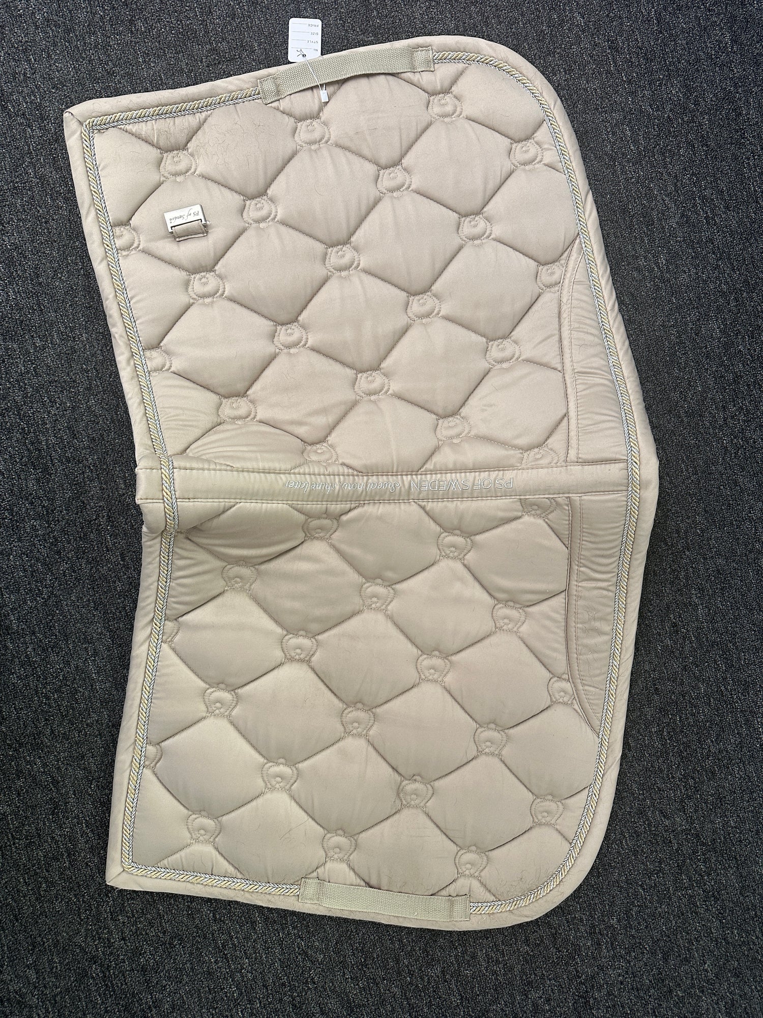 Pony Saddle Pad - PS of Sweden Dressage Champagne color