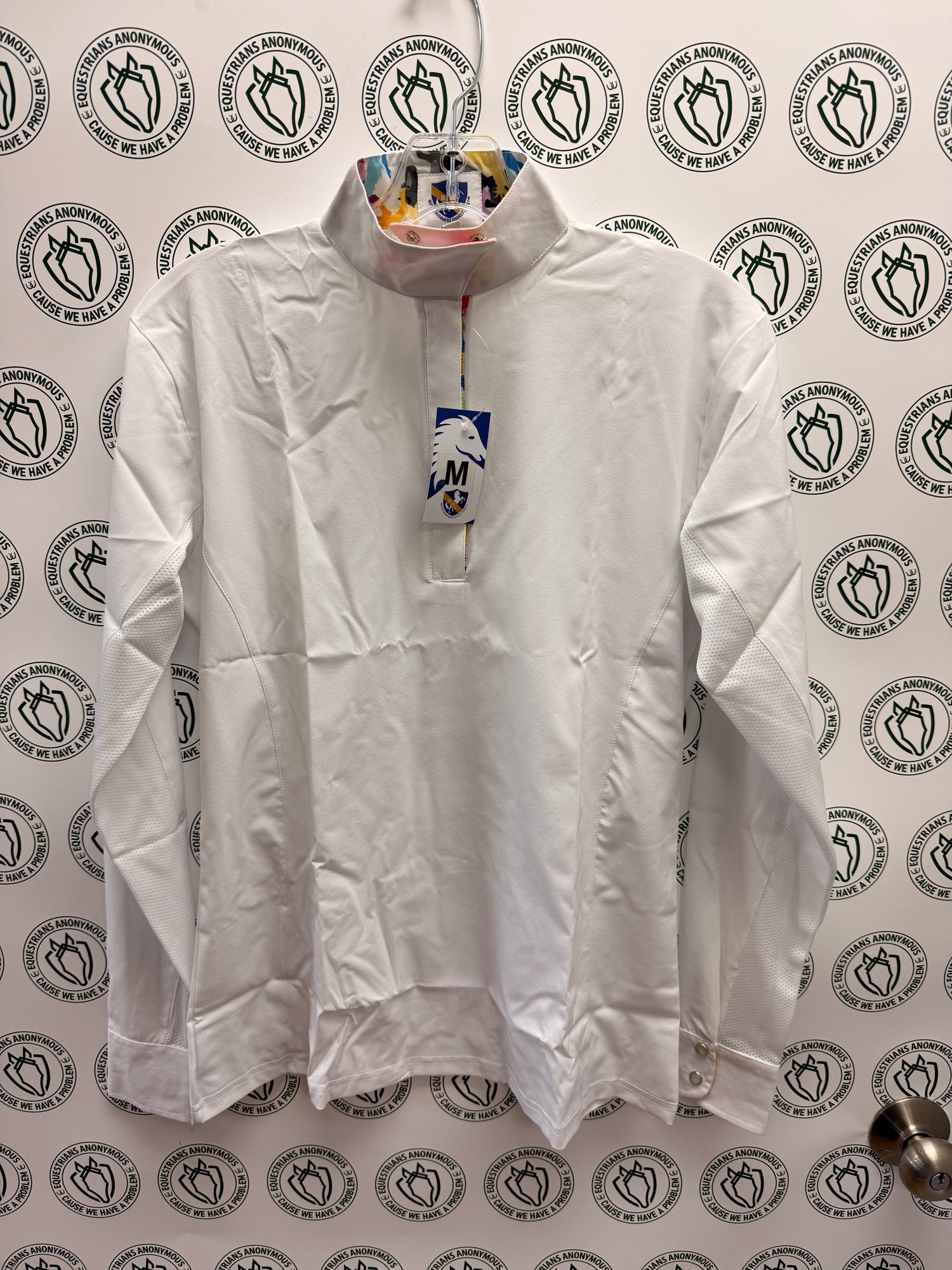 Med - Royal Highness Ladies Show Shirt - White