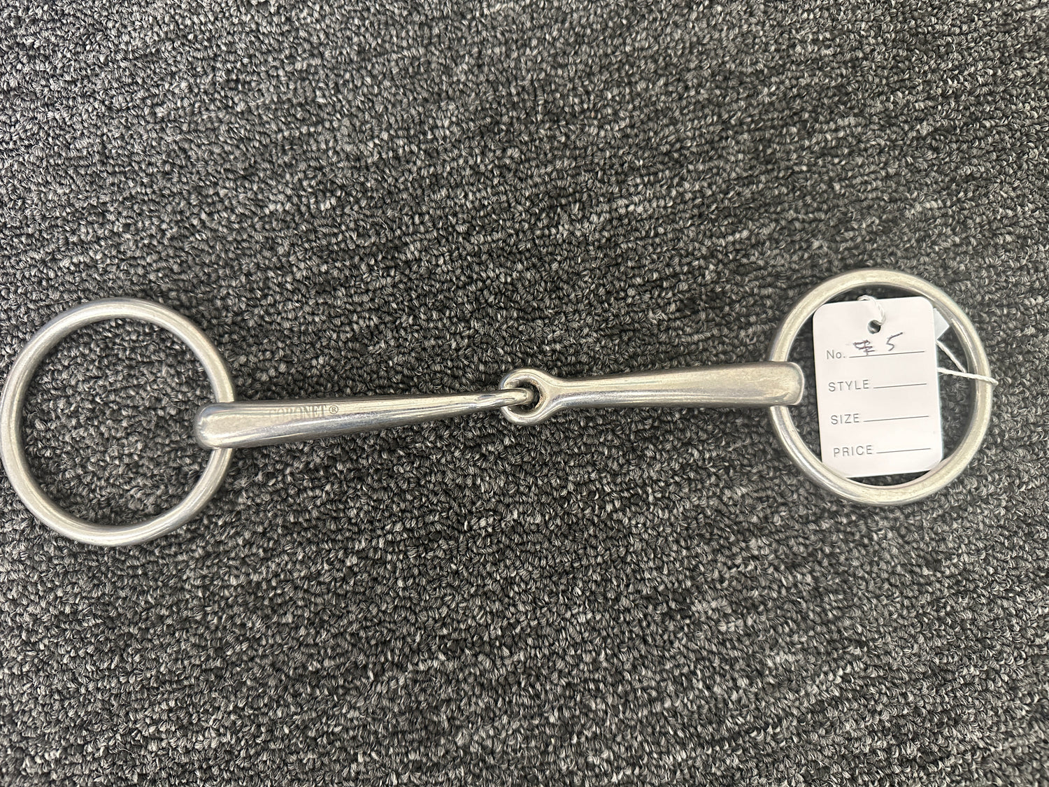 Horse Bit - Cornet Single Joint Snaffle 5.25 inch