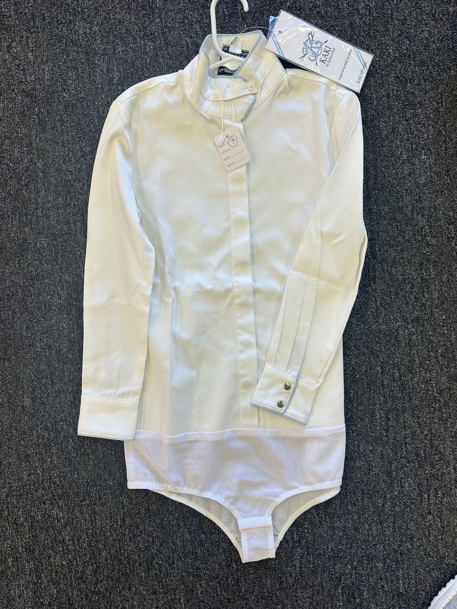 Children's Show Clothing - Kaki White Bodyshirt Size 28