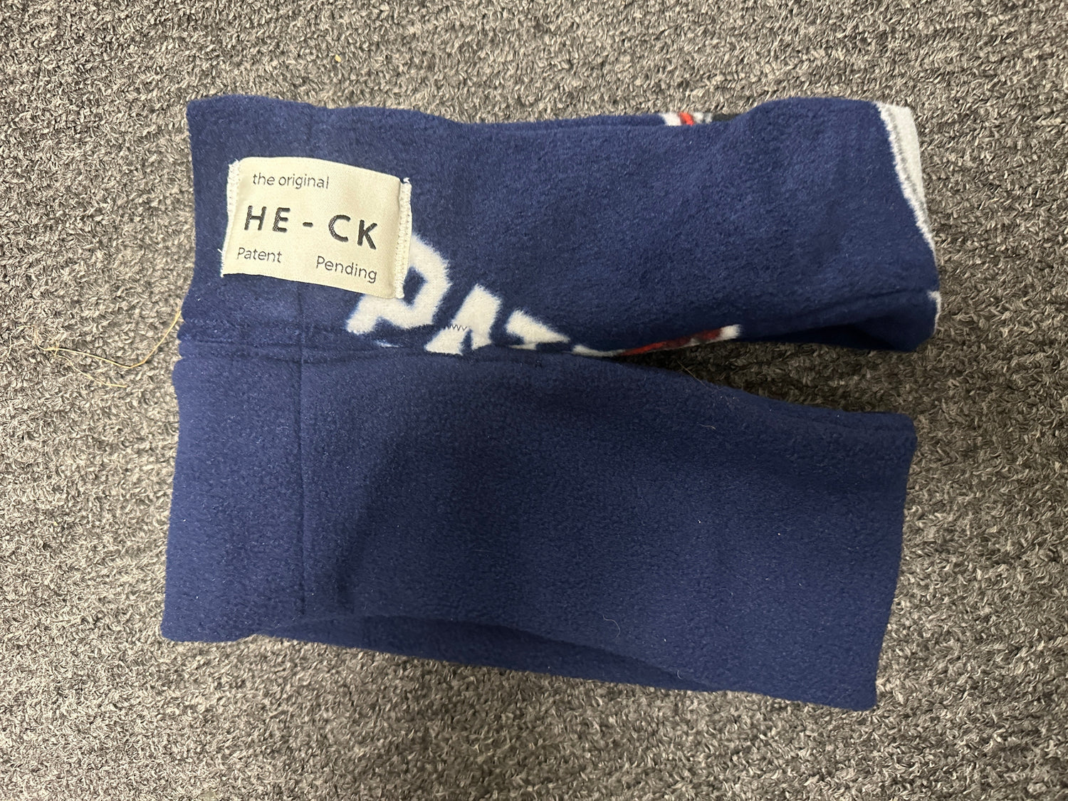Head and Neck fleece band Helmet friendly