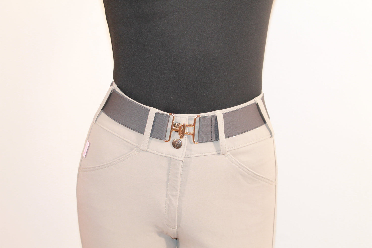 Grey Surcingle belt