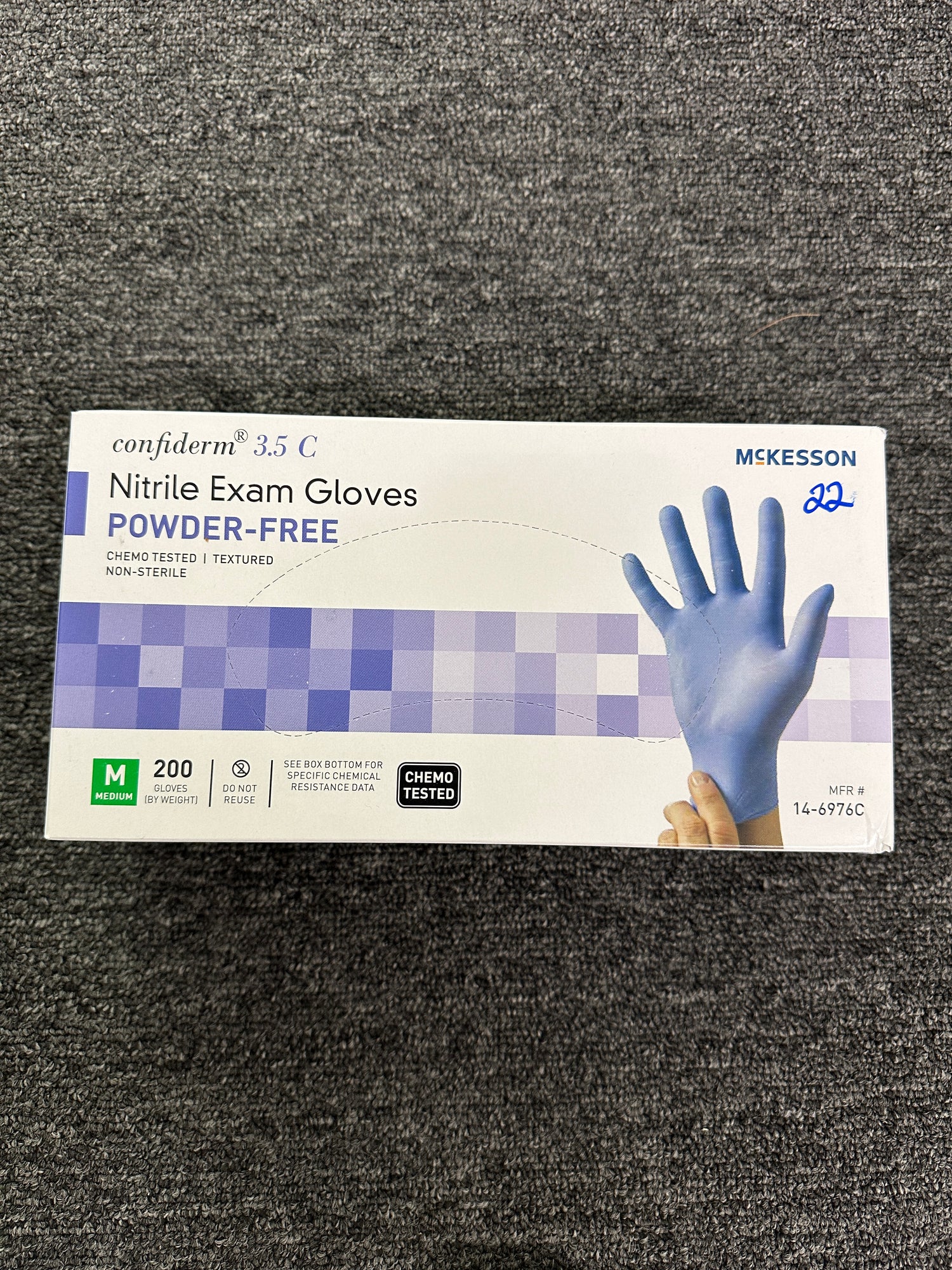 Nitrile Exam Gloves Powder-free - Size Medium