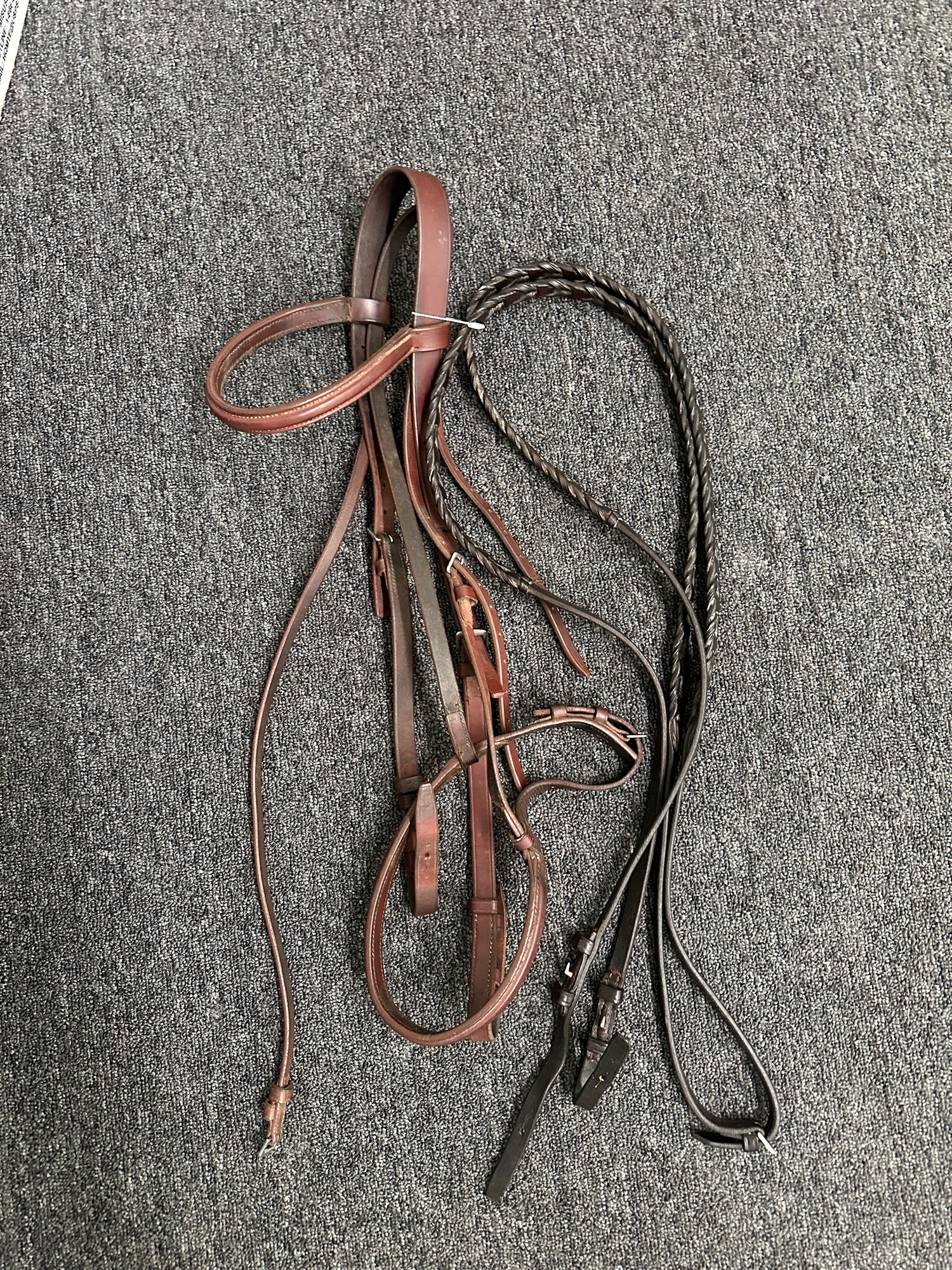 Bridle - English with Reins - No Name Size Horse