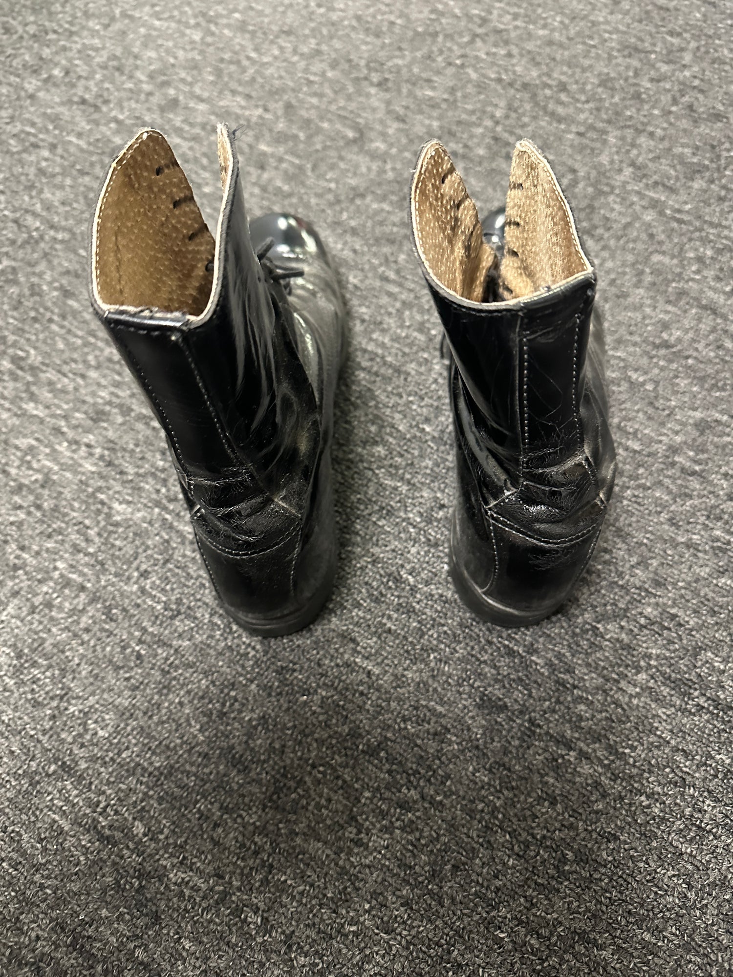 7.5" Women's Patent Leather Paddock boots