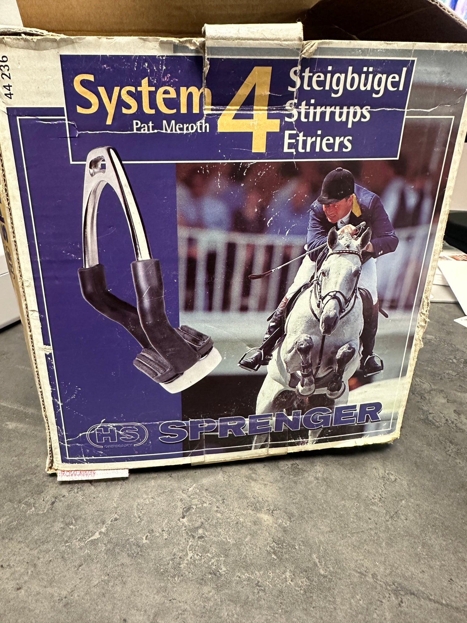 System 4 Pat Meroth Sprenger 4" safety stirrups