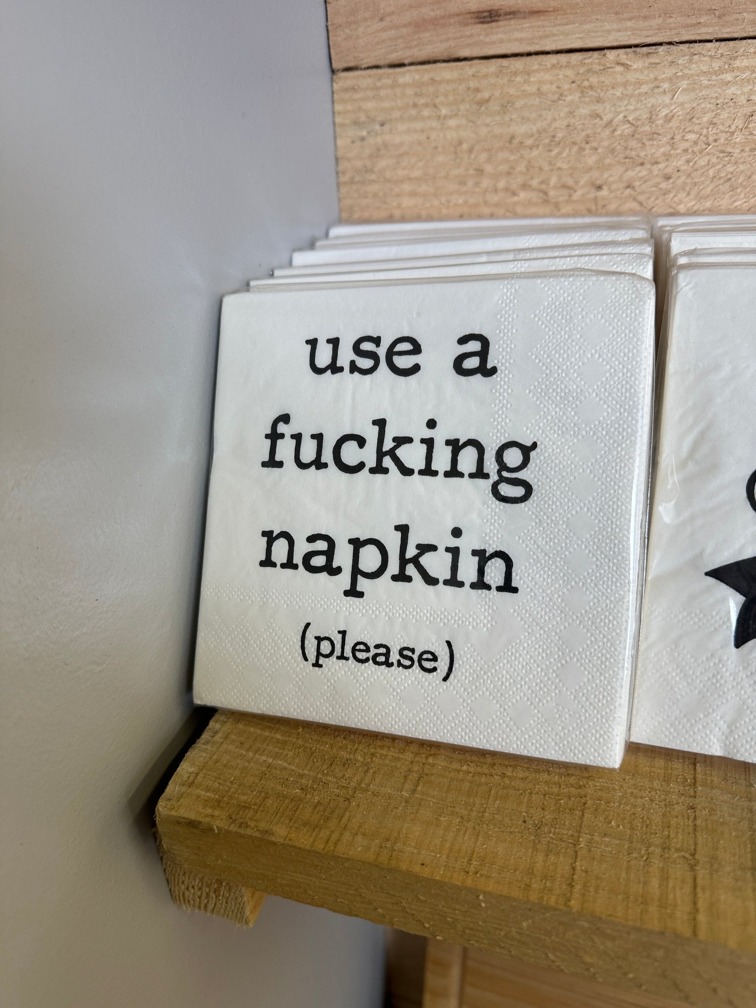 Funny saying napkins