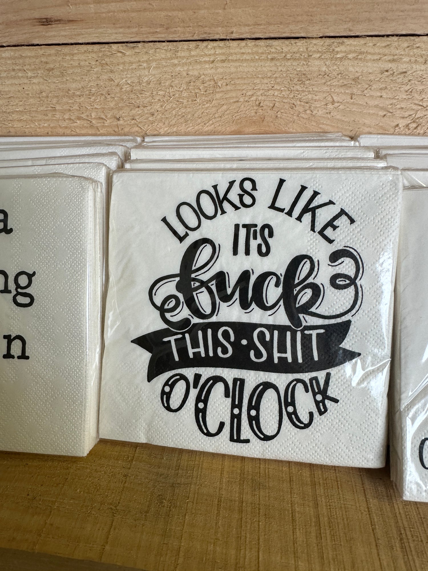 Funny saying napkins