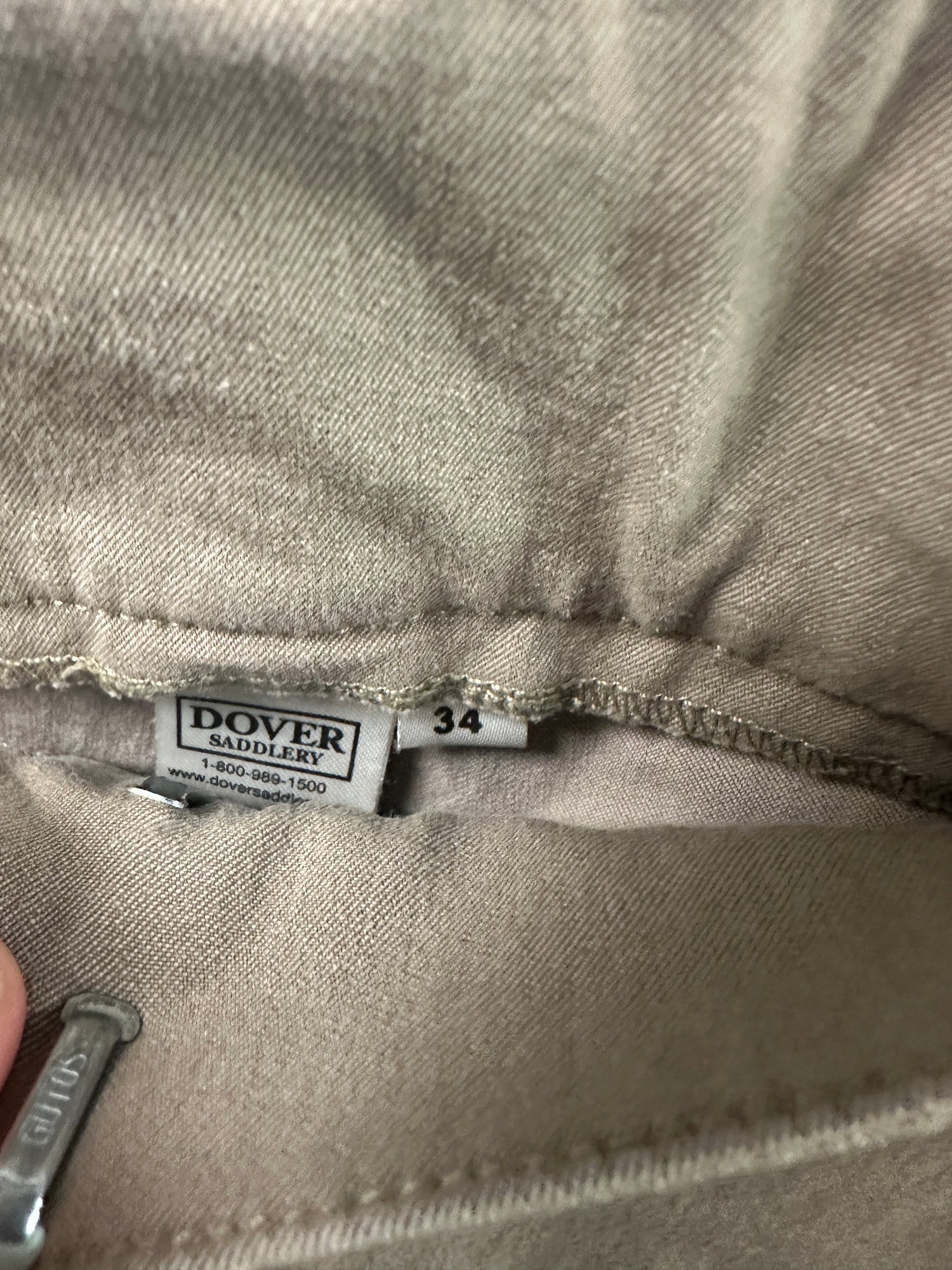 34 Women's Breeches Dover Full Seat Tan