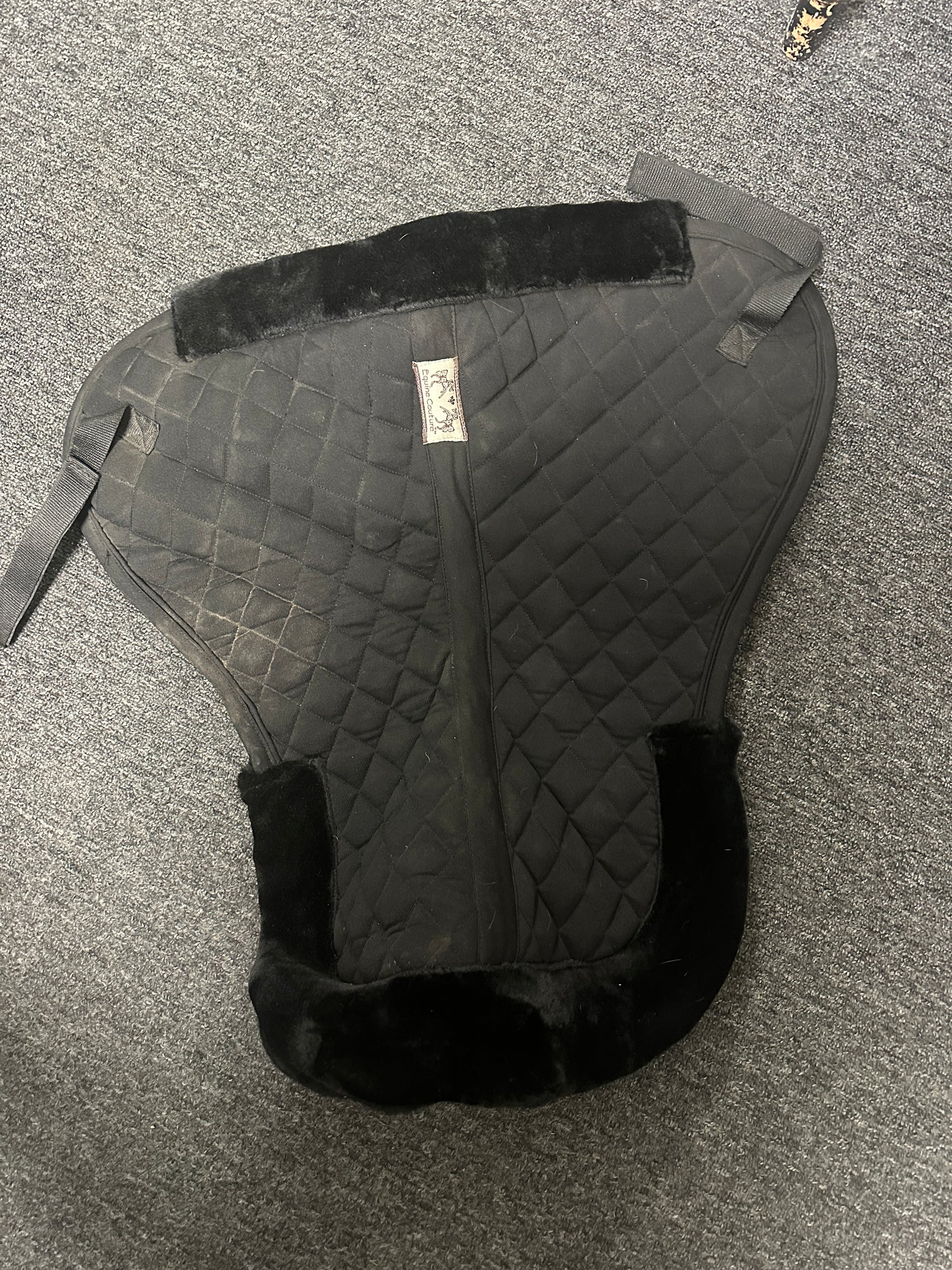 Black Half Pad by Equine Couture saddle pad