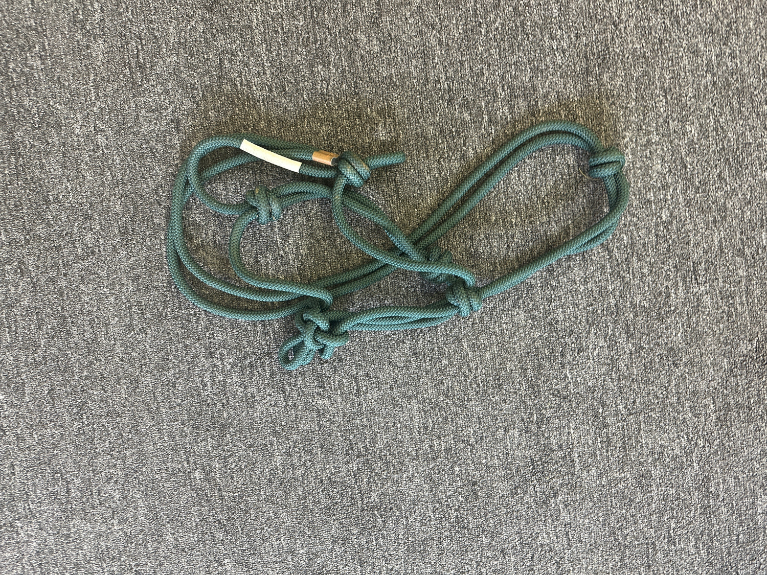 Horse Halter - Green Rope Halter