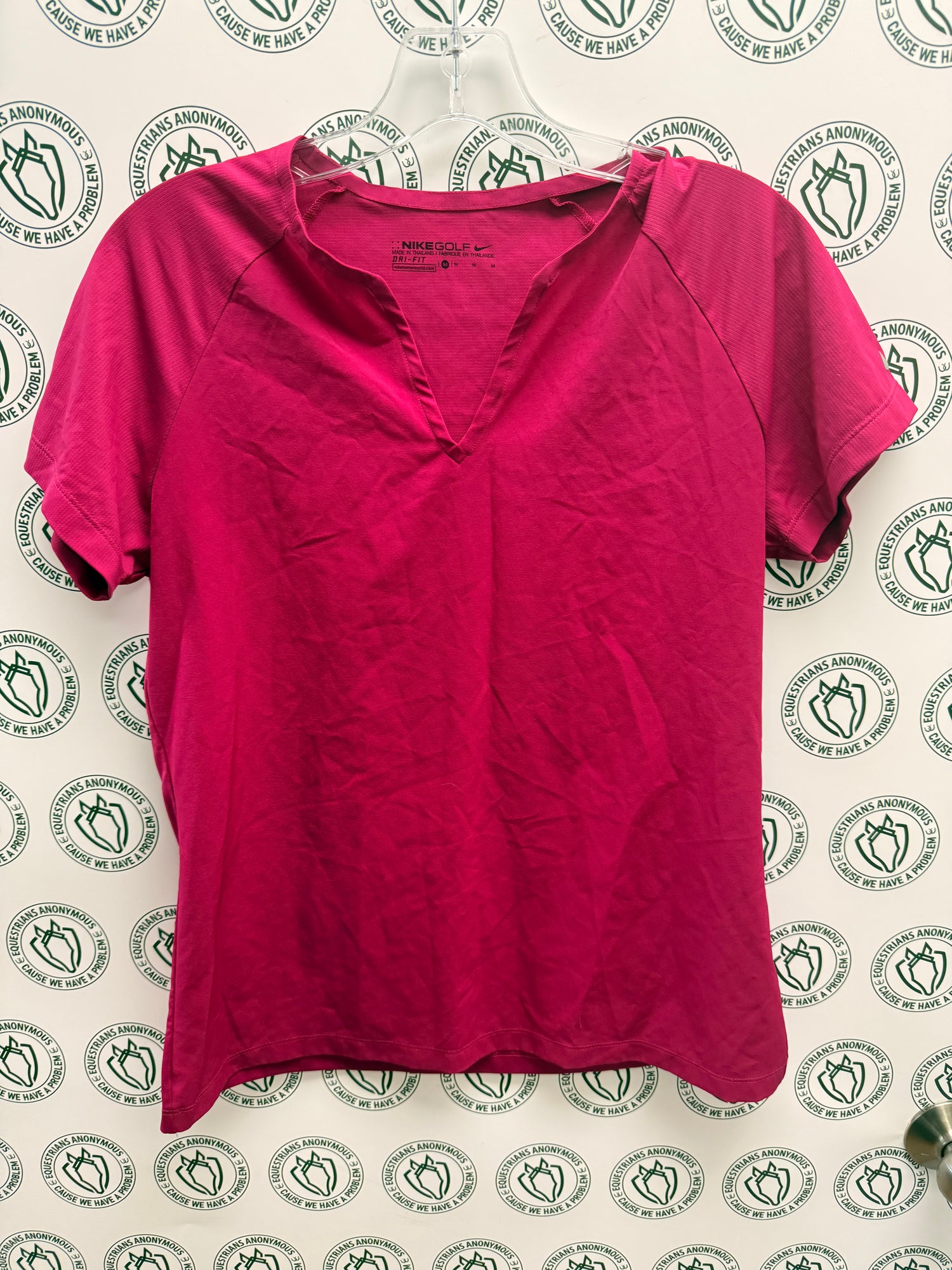 Med Women's Nike Pink Shirt Short Sleeve