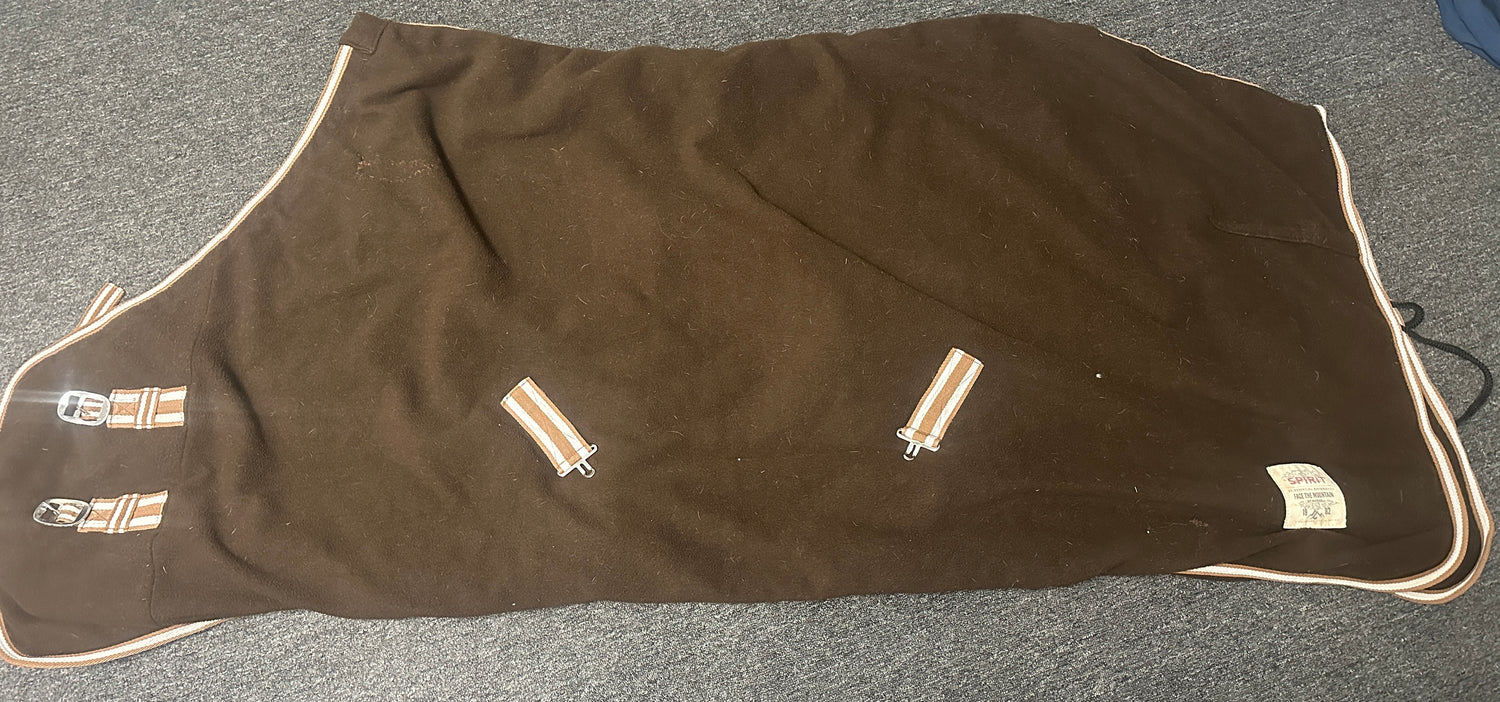 78" Brown Fleece