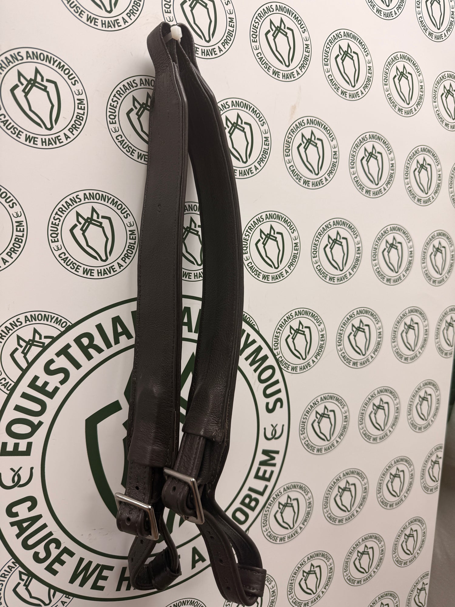 SLIM Stability Stirrup Leathers™ Small (48") Jump Brown Total Saddle fit