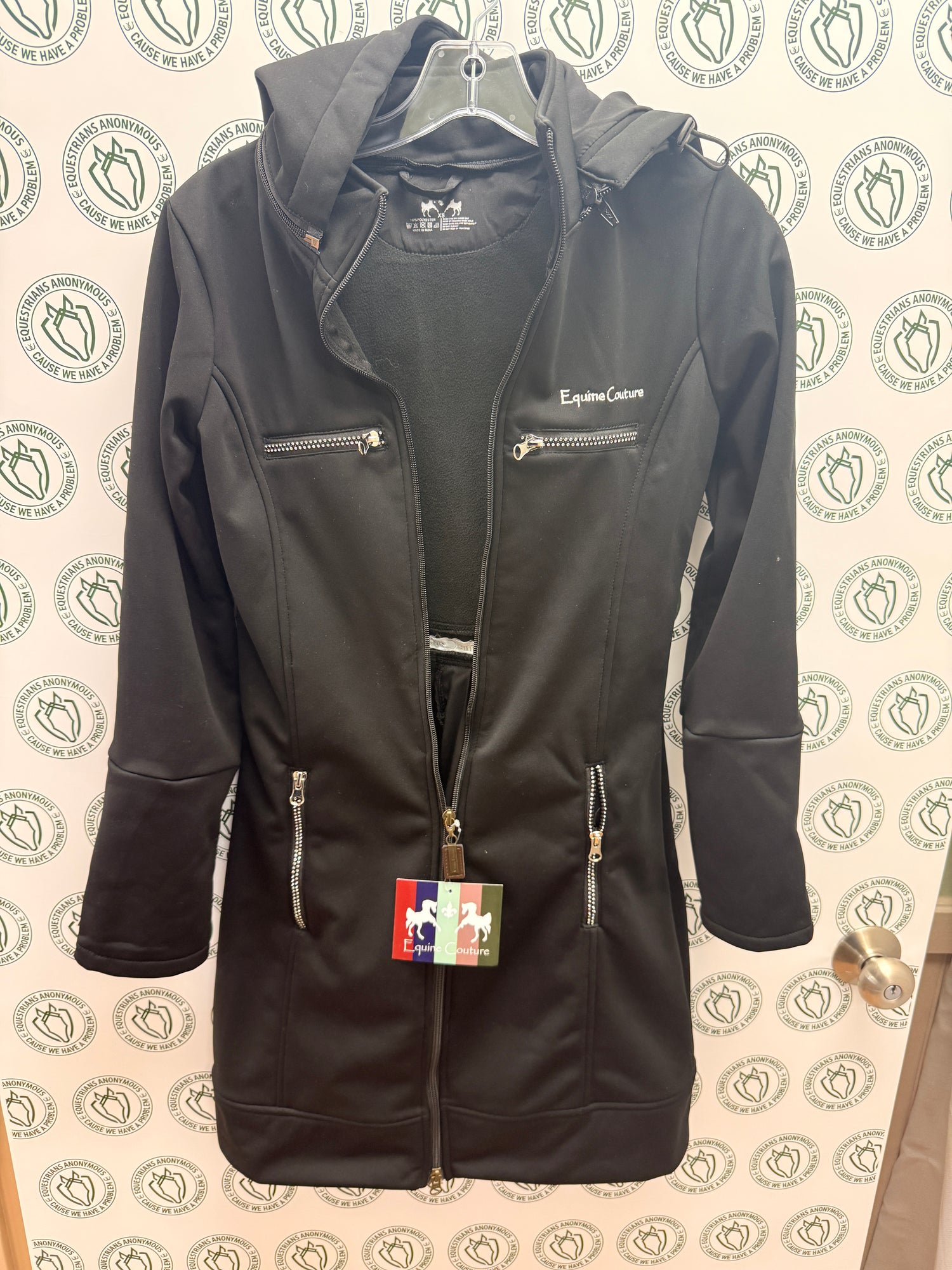 XS Women's Riding Jacket by Equine Couture Noelle Black