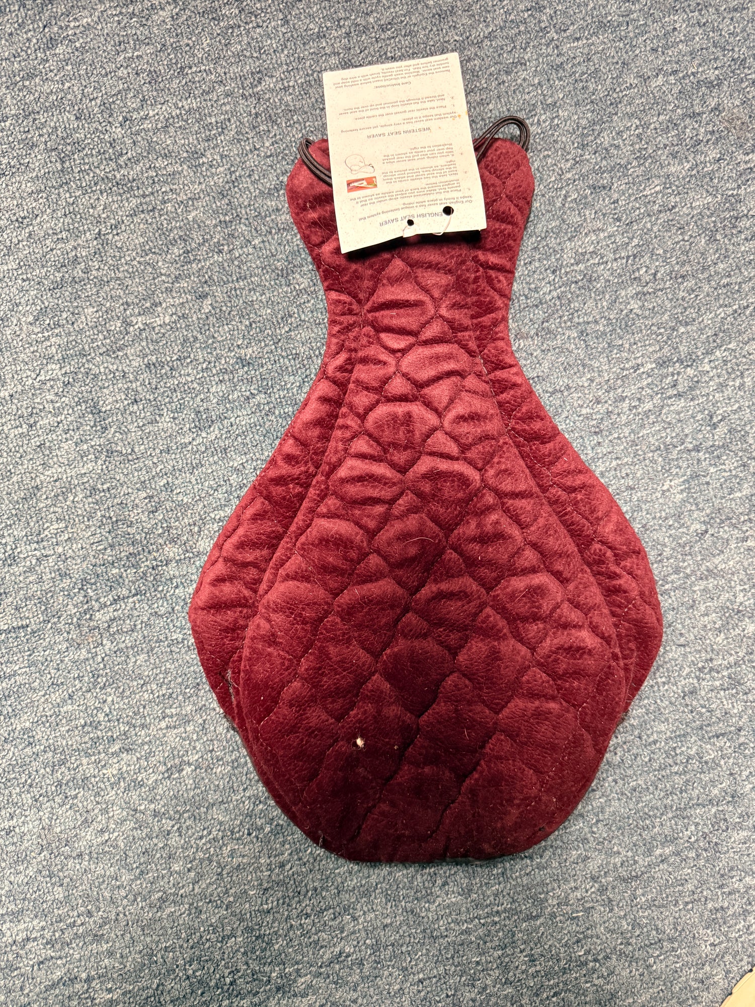 M suede CC Seat Saver English