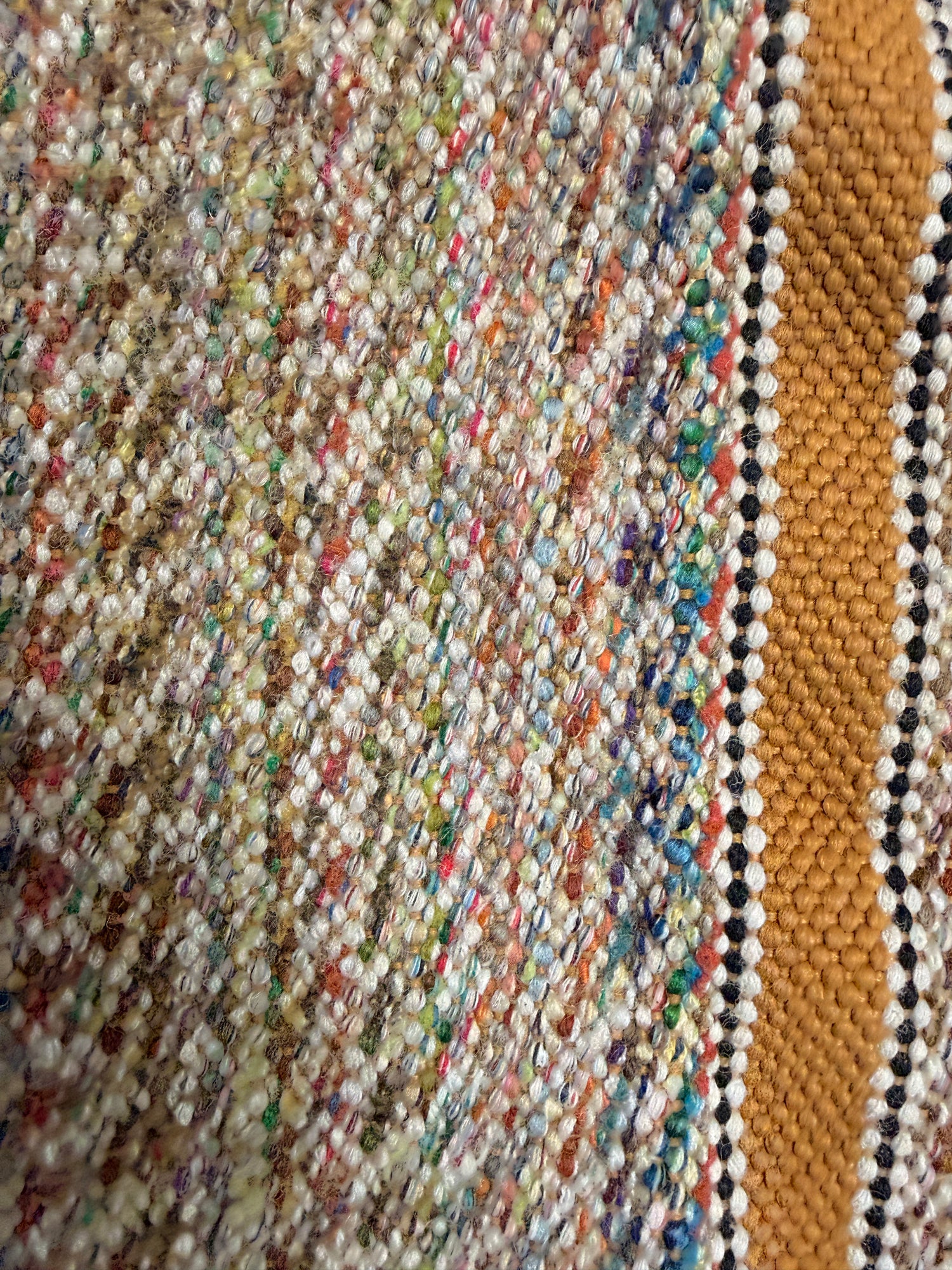 Western Saddle Rug browns yellows