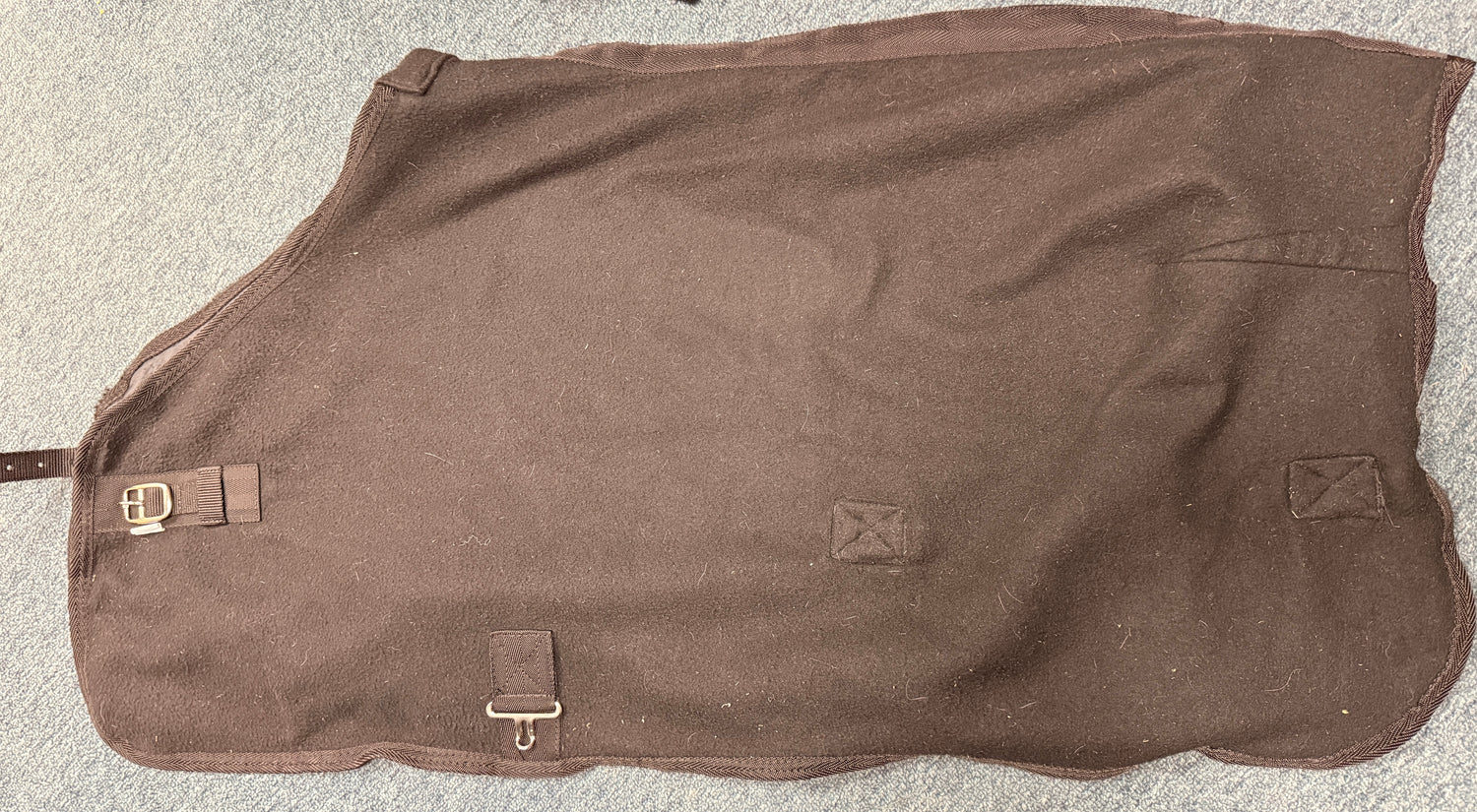 40" Mini Small - Medium Black Polar fleece