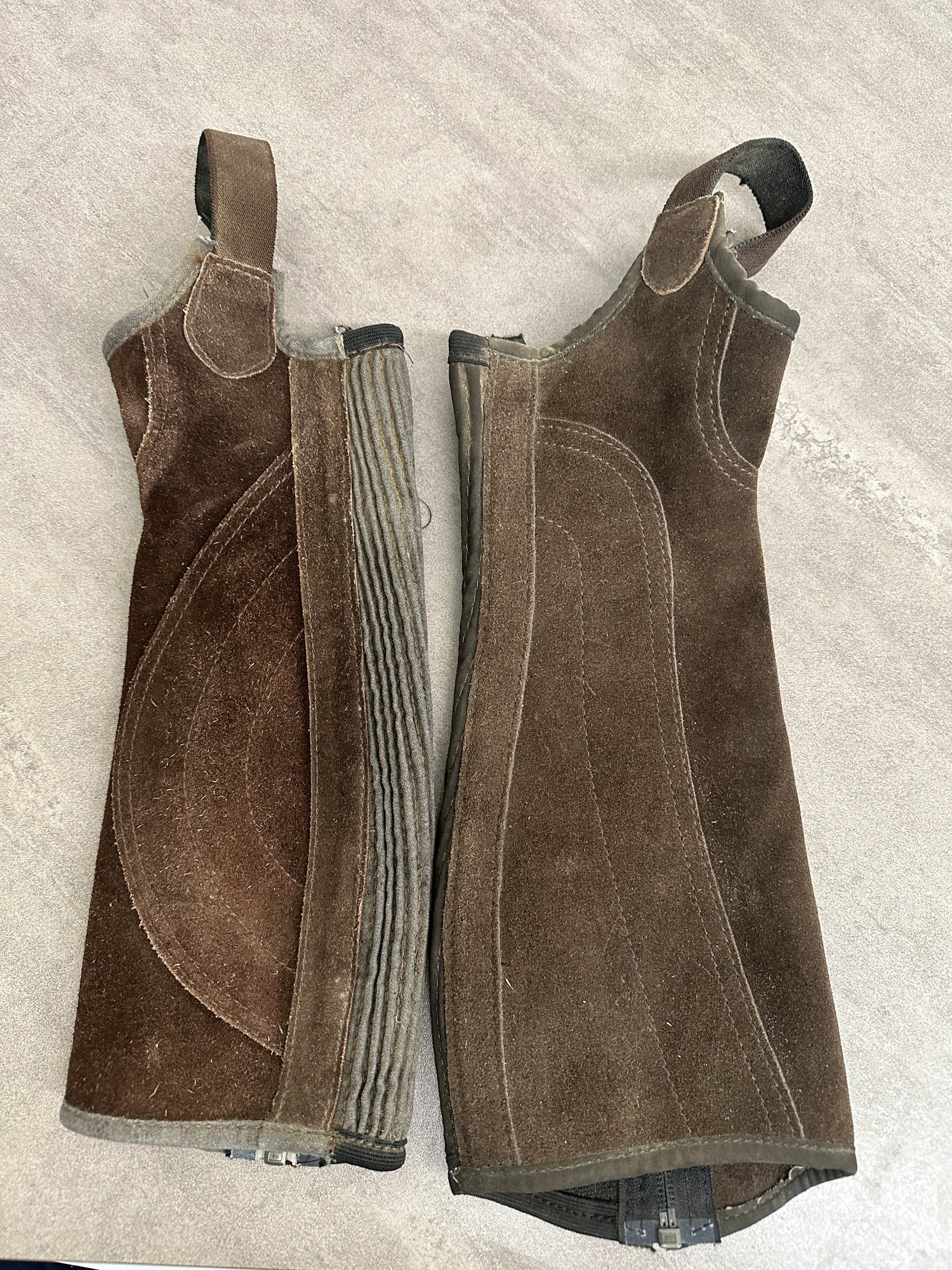 Children's Half Chaps -Brown Size Medium