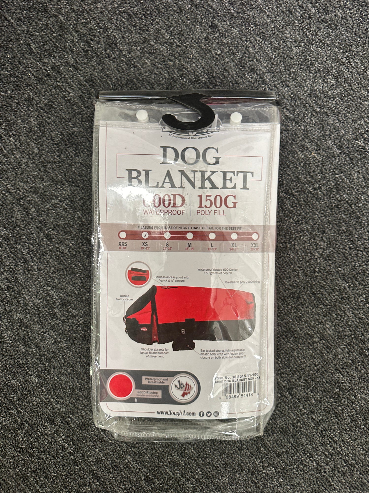 Dog Blanket - Pink 600D / 150G Poly Fill XS 10" - 12"