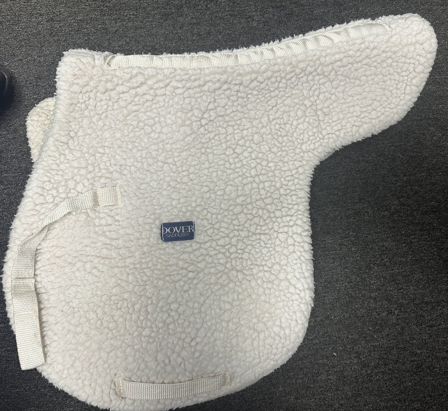 Shaped English Wool / Fleece Saddle Pad