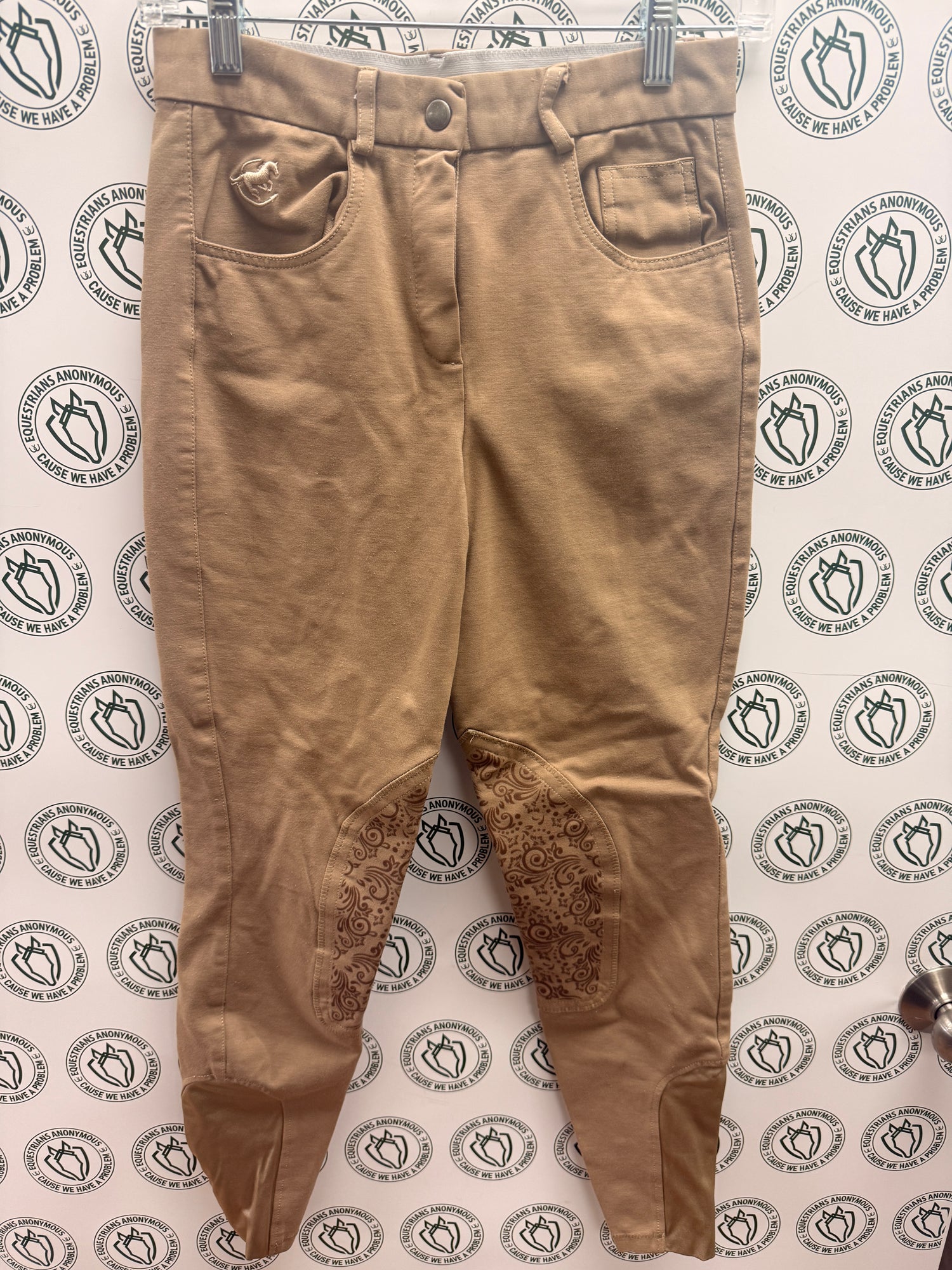 26R Women's Piper Tan Knee Patch Breech