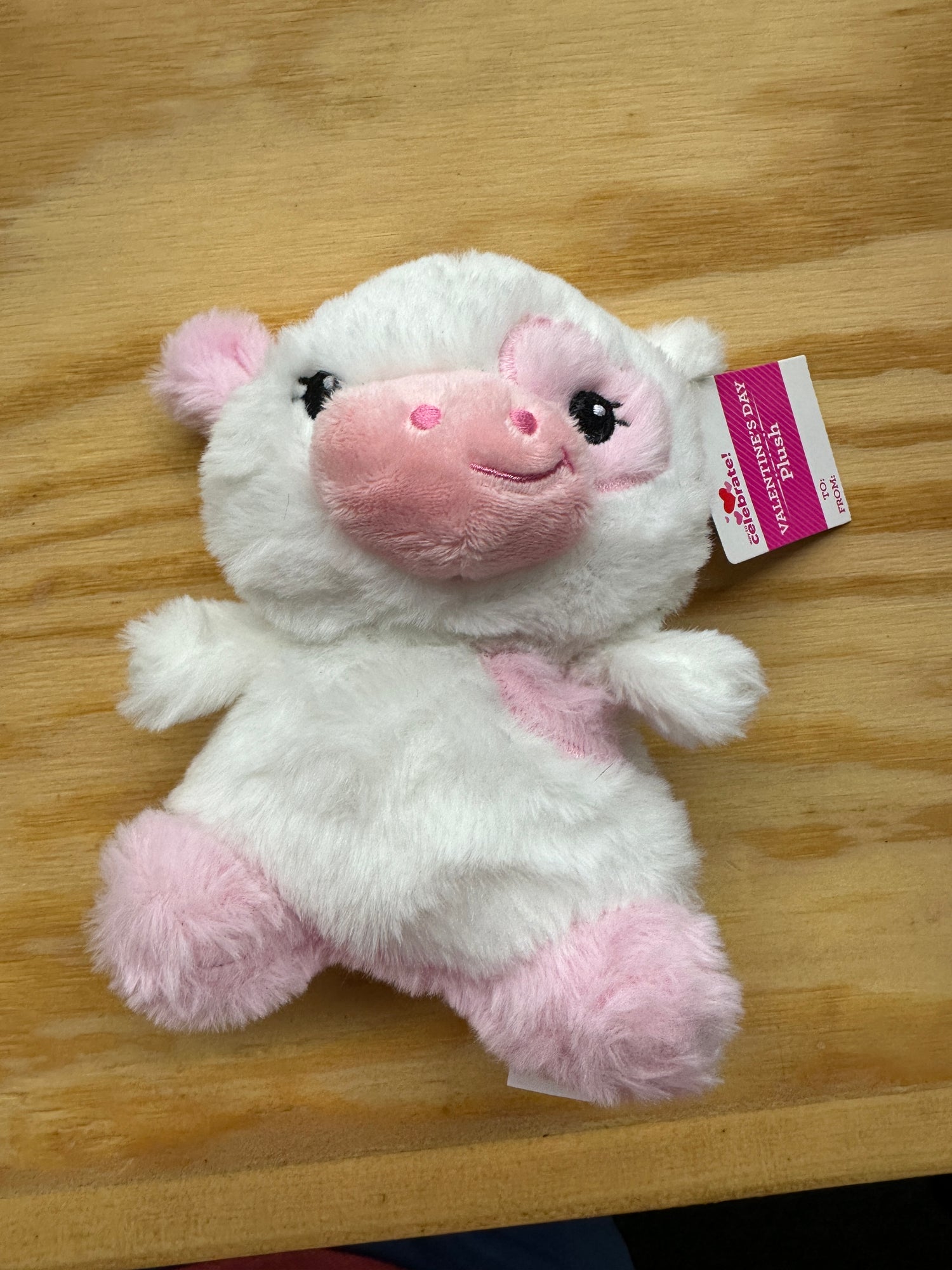 Stuffed Mini Pink Cow