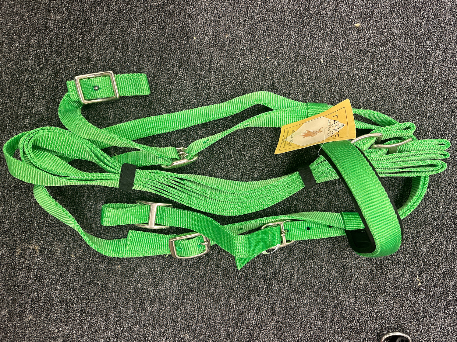 Bridle - Lime Green Draft Bridle