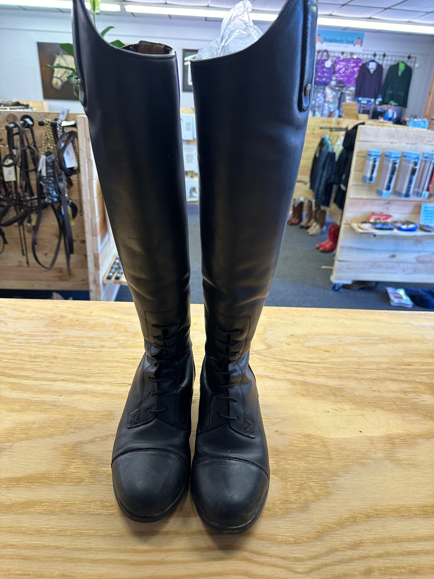 Women's Field Boots - Black in Good Condition