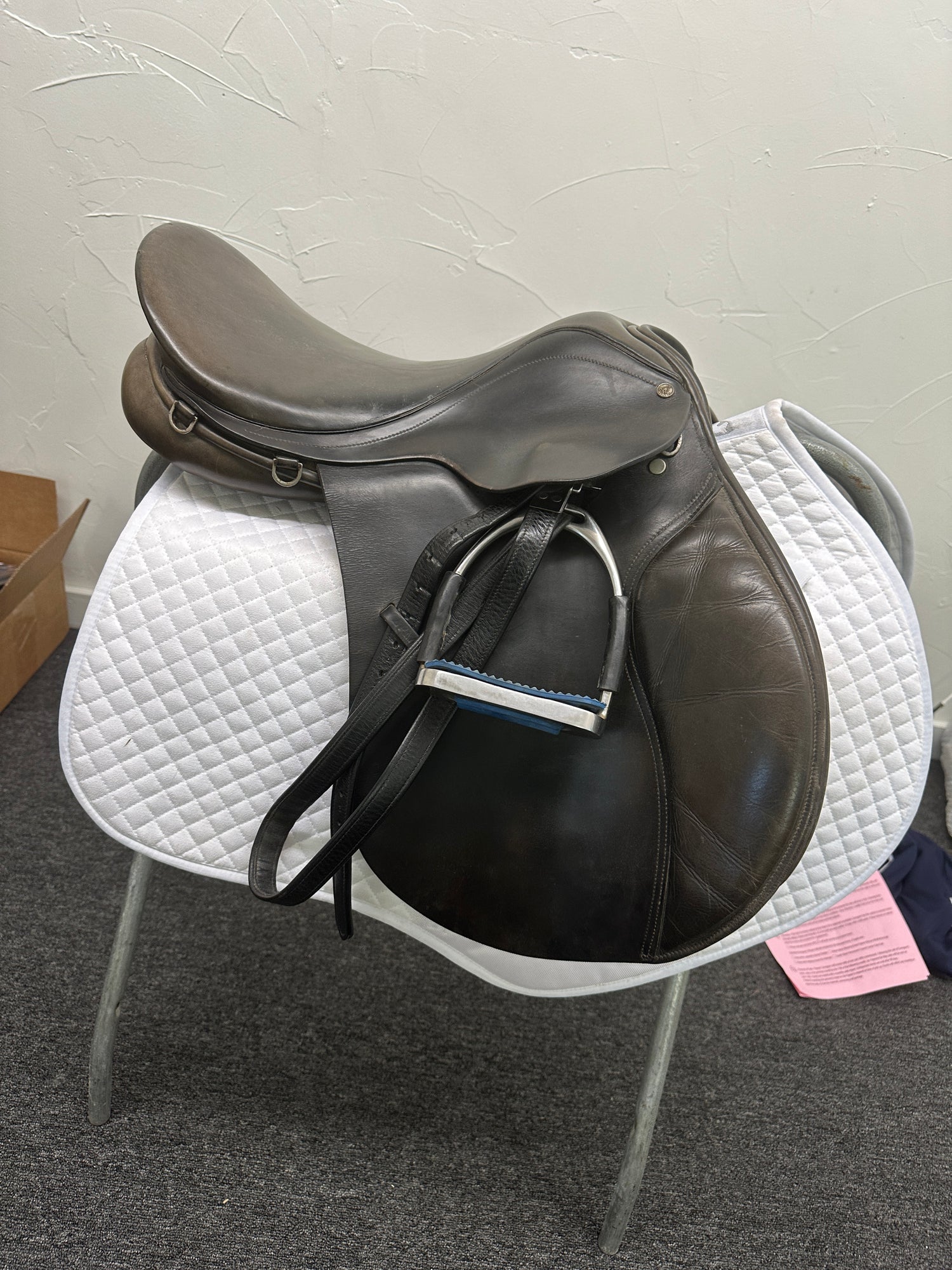 Saddle - County All Purpose English Saddle - Seat Size 17.5 with Wide Tree