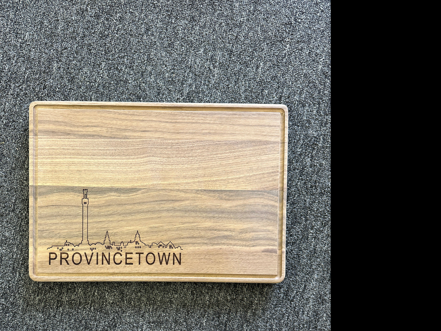 Provincetown Skyline Bamboo Charcuterie & Maple Cutting Boards