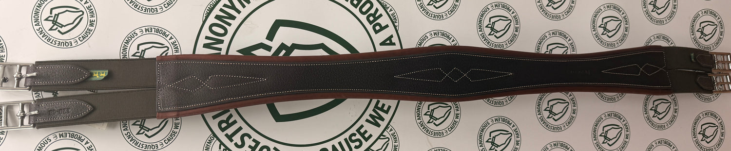 48" Devoucoux Havana Brown English Girth NWT