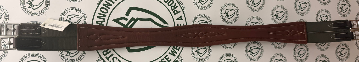 48" Devoucoux Havana Brown English Girth NWT