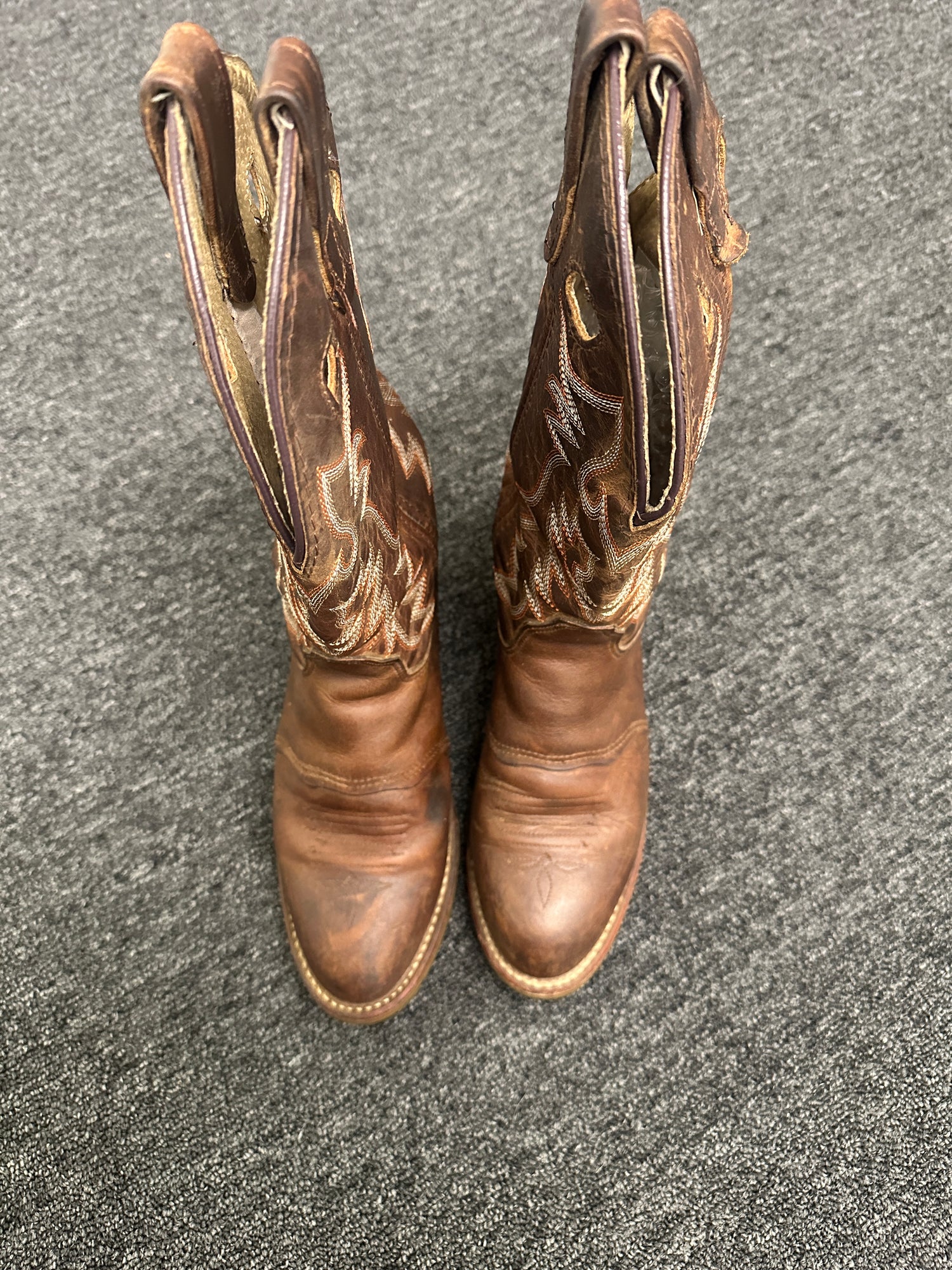 Women's Western Boots - Double - H - Size 8 Med.