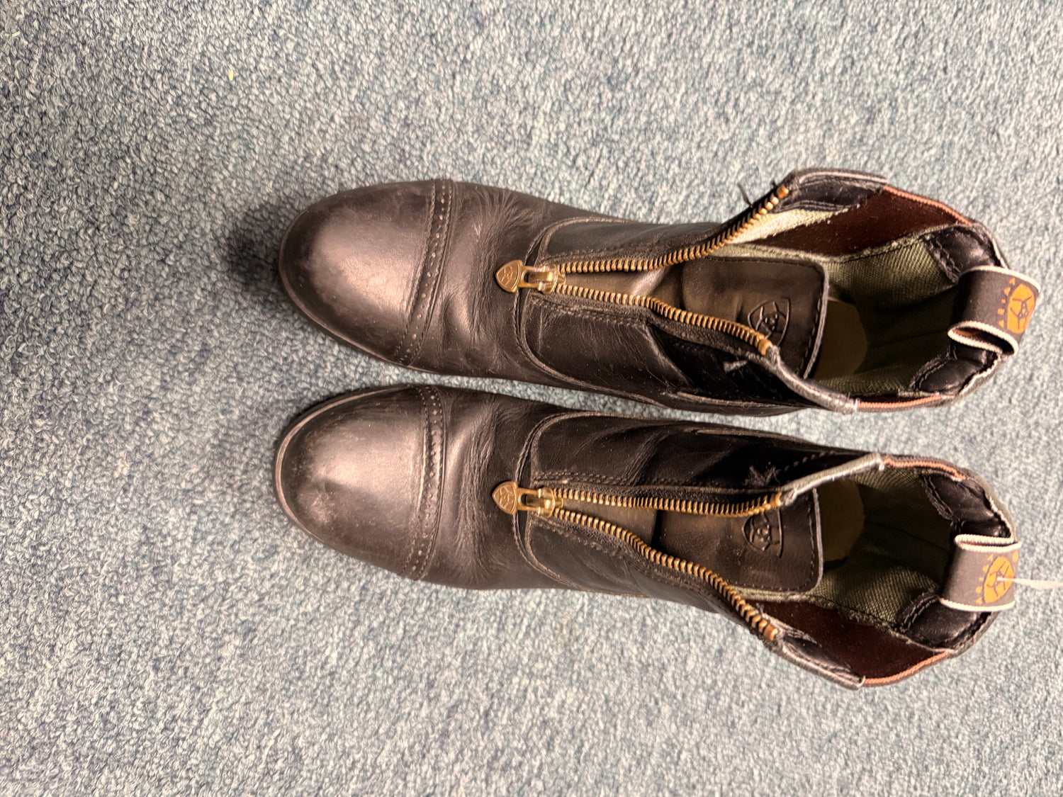 3 Youth Ariat Paddock Boots Black style 4LR