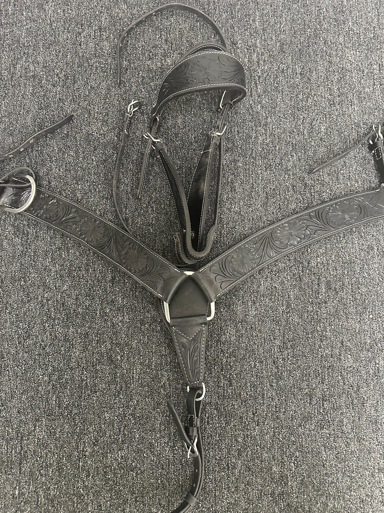 Bridle - Western headstall with Breastplate