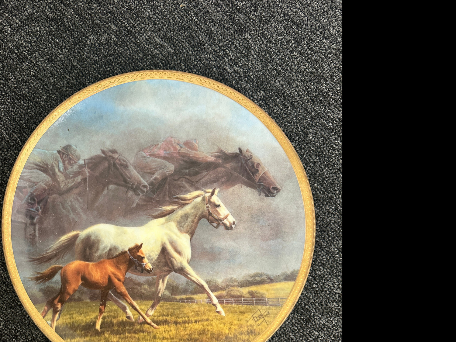 Decorative Horse Plate