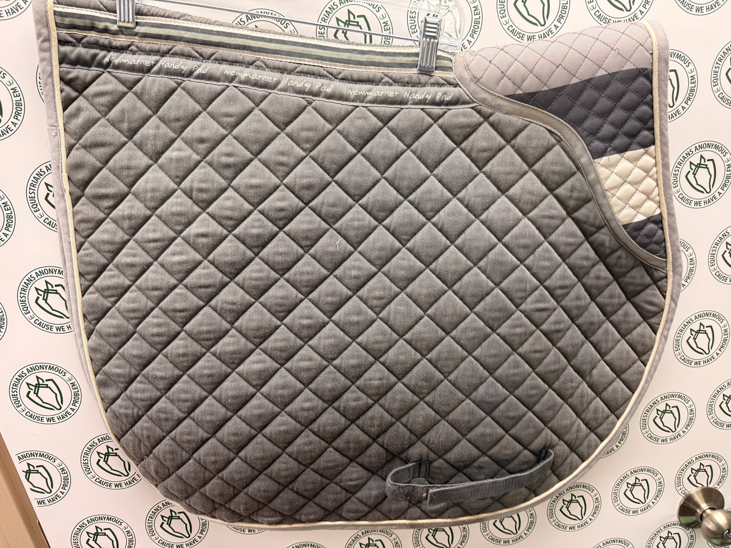 Horsewear Grey Saddle pad padded wither area