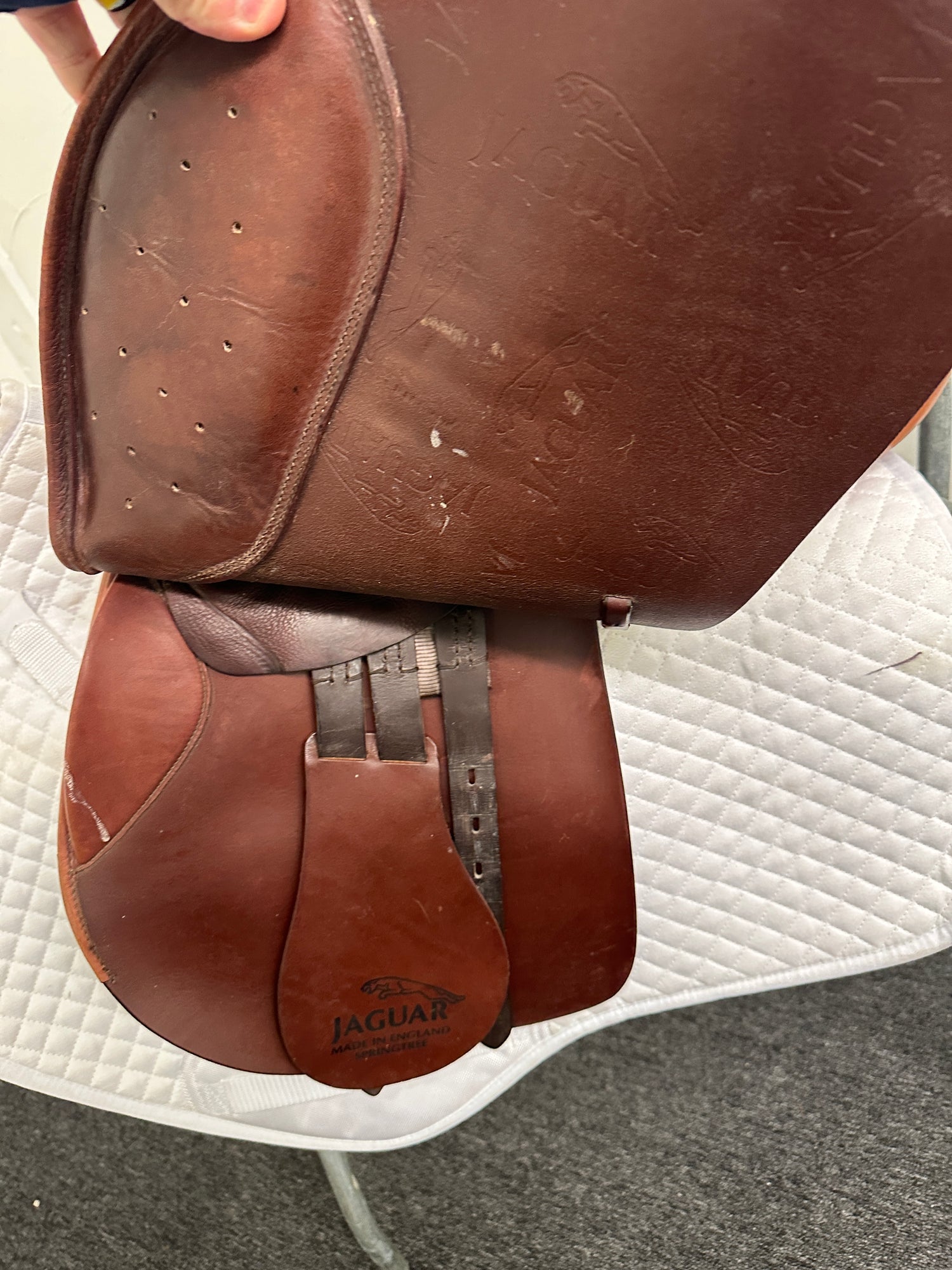 Saddle - Jumping Saddle - Jaguar by Harry Dabbs Seat Size 16.5