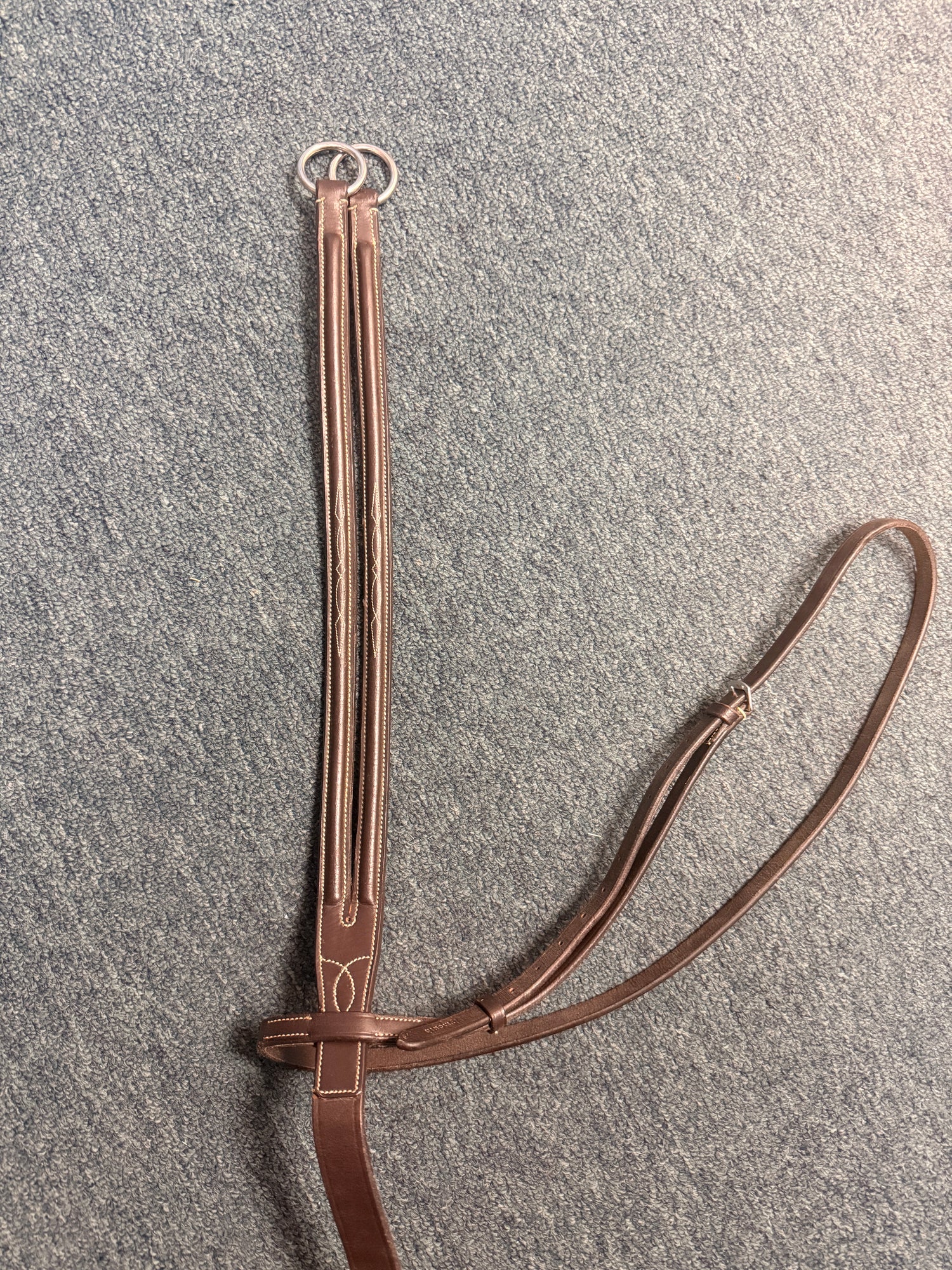 Raised Fancy Stitched Running Martingale