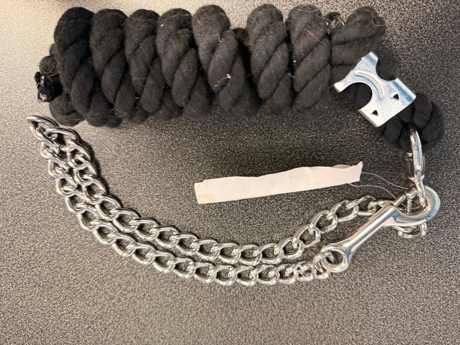 Cotton Lead with Silver Chain New