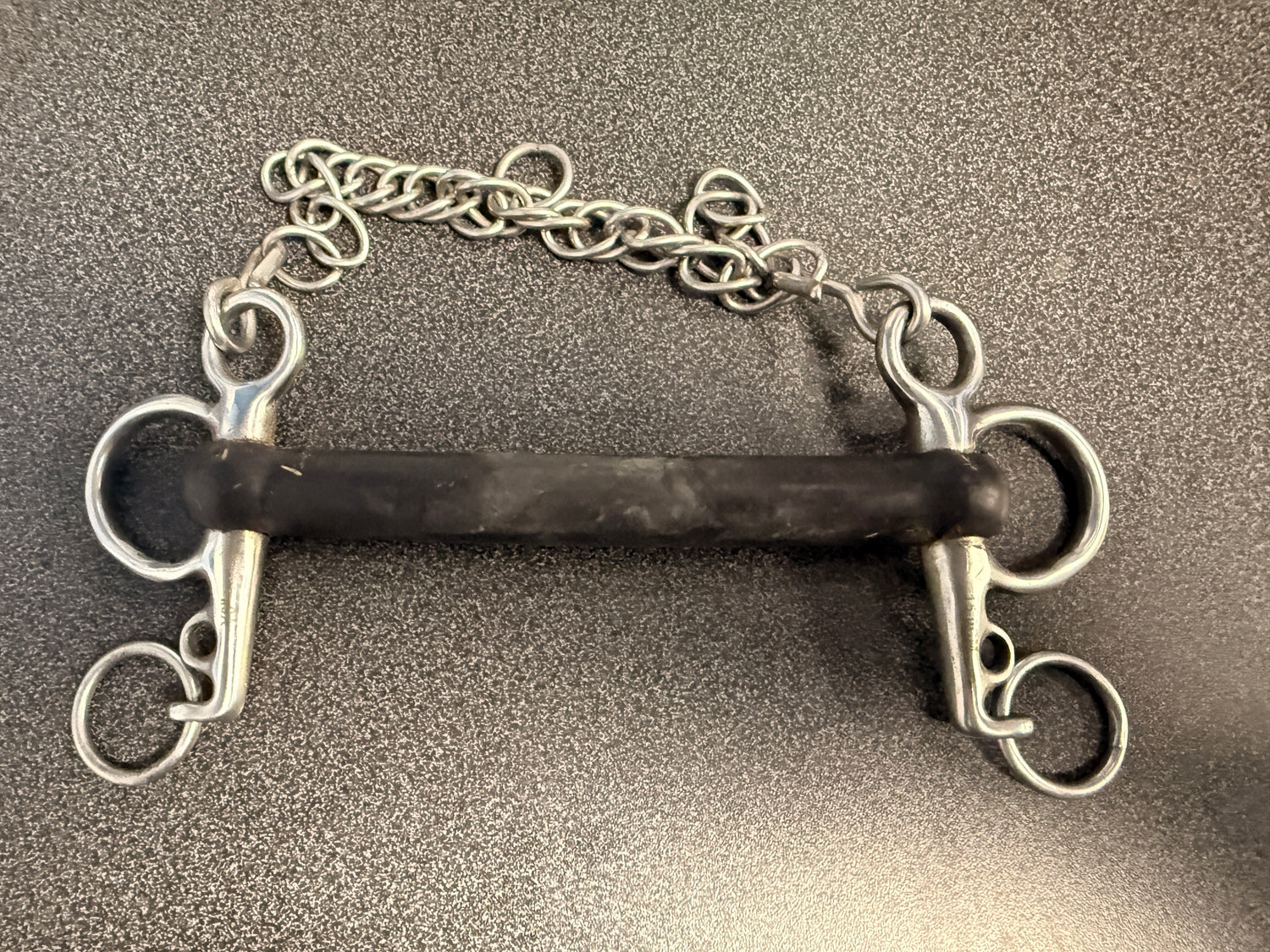 6" Hard Rubber Pelham Bit