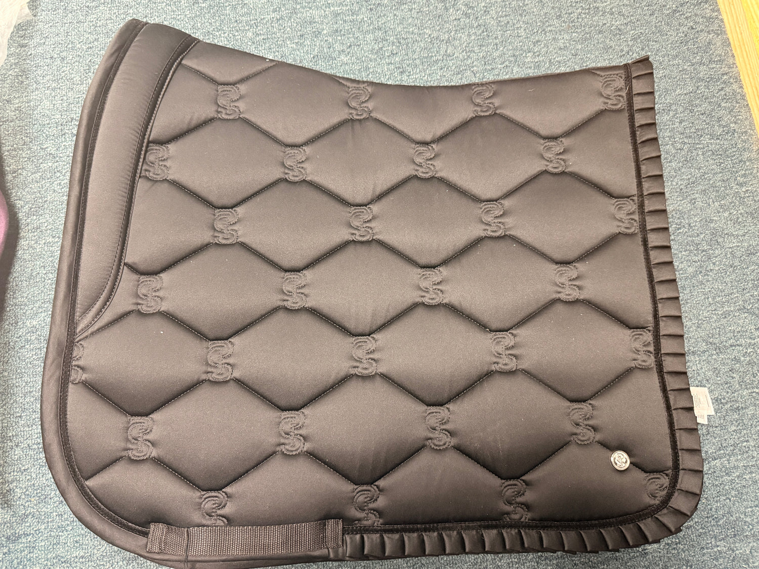Ruffle Dressage Horse size saddle pad by PSoS