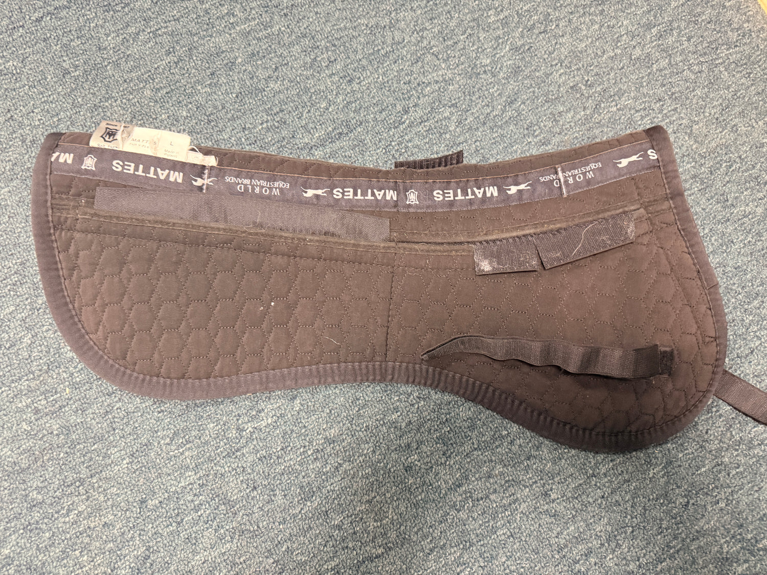 Mattes Platinum Quilt Only Correction Half Pad with Pockets for Shims