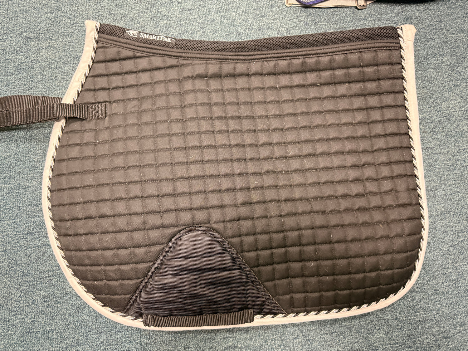Smartpak AP Saddle Pad Black Silver White