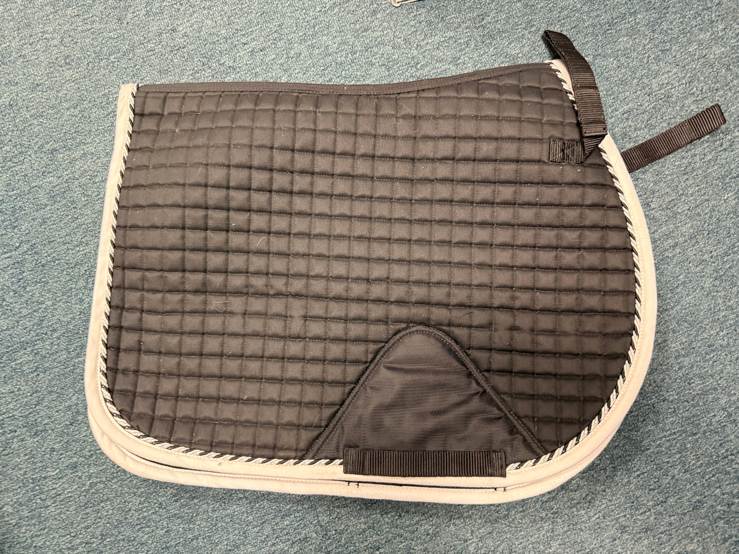 Smartpak AP Saddle Pad Black Silver White